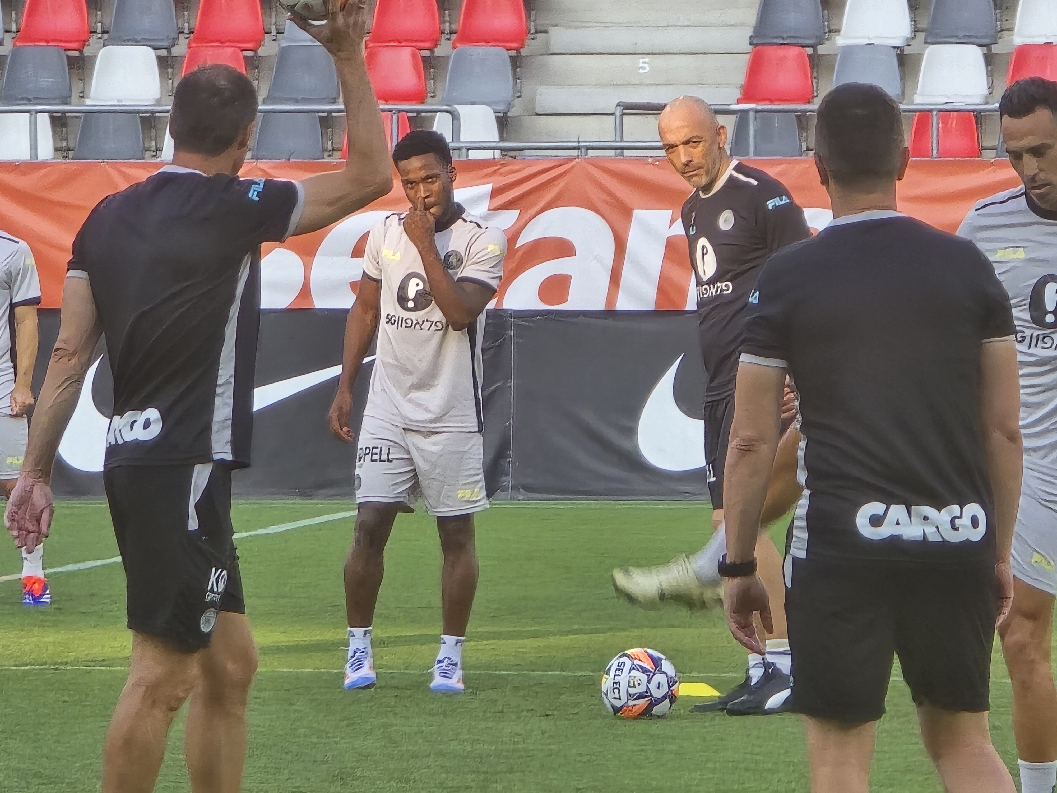 Antrenament Maccabi Tel-Aviv înainte de meciul cu FCSB