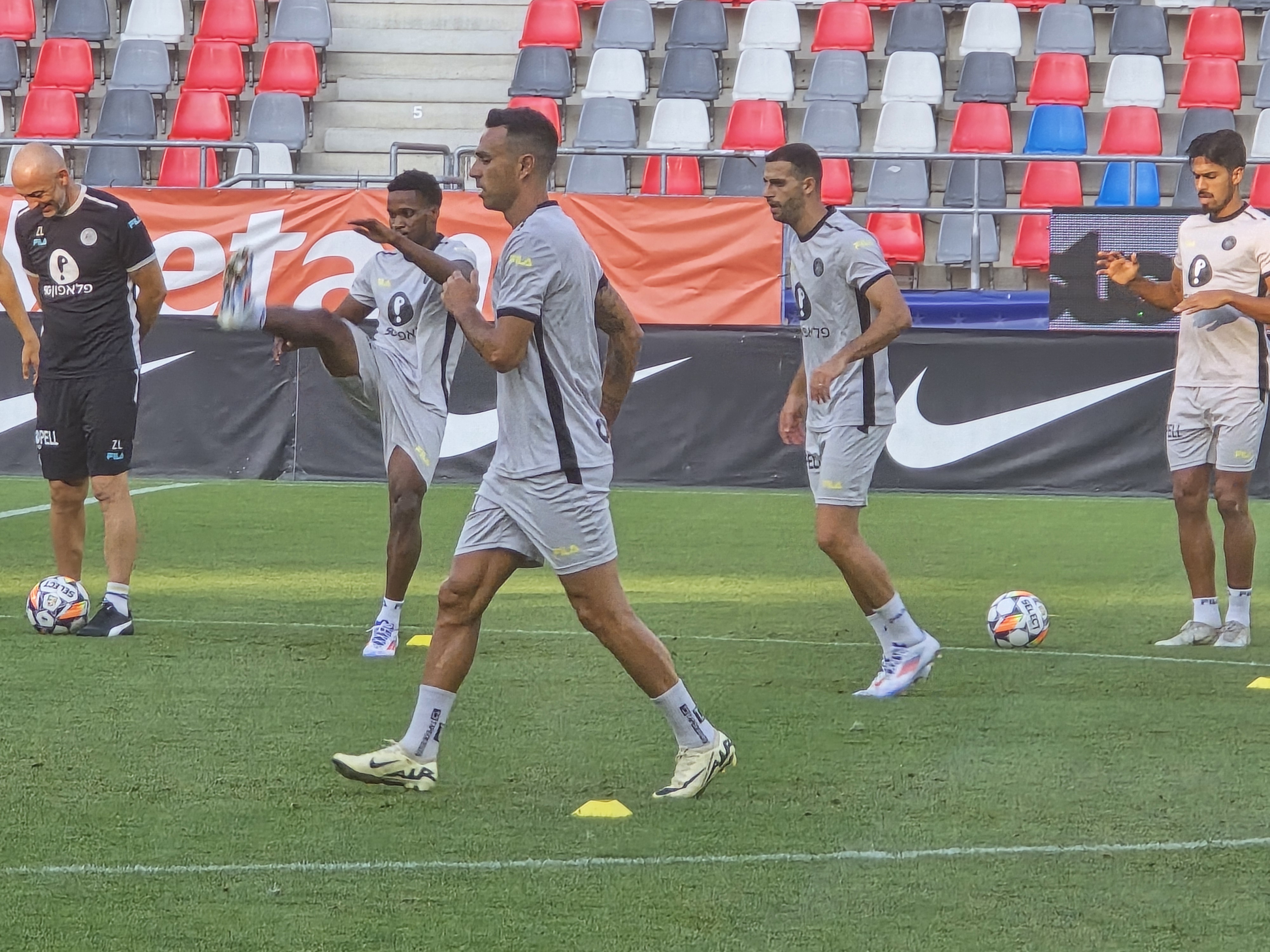 Antrenament Maccabi Tel-Aviv înainte de meciul cu FCSB