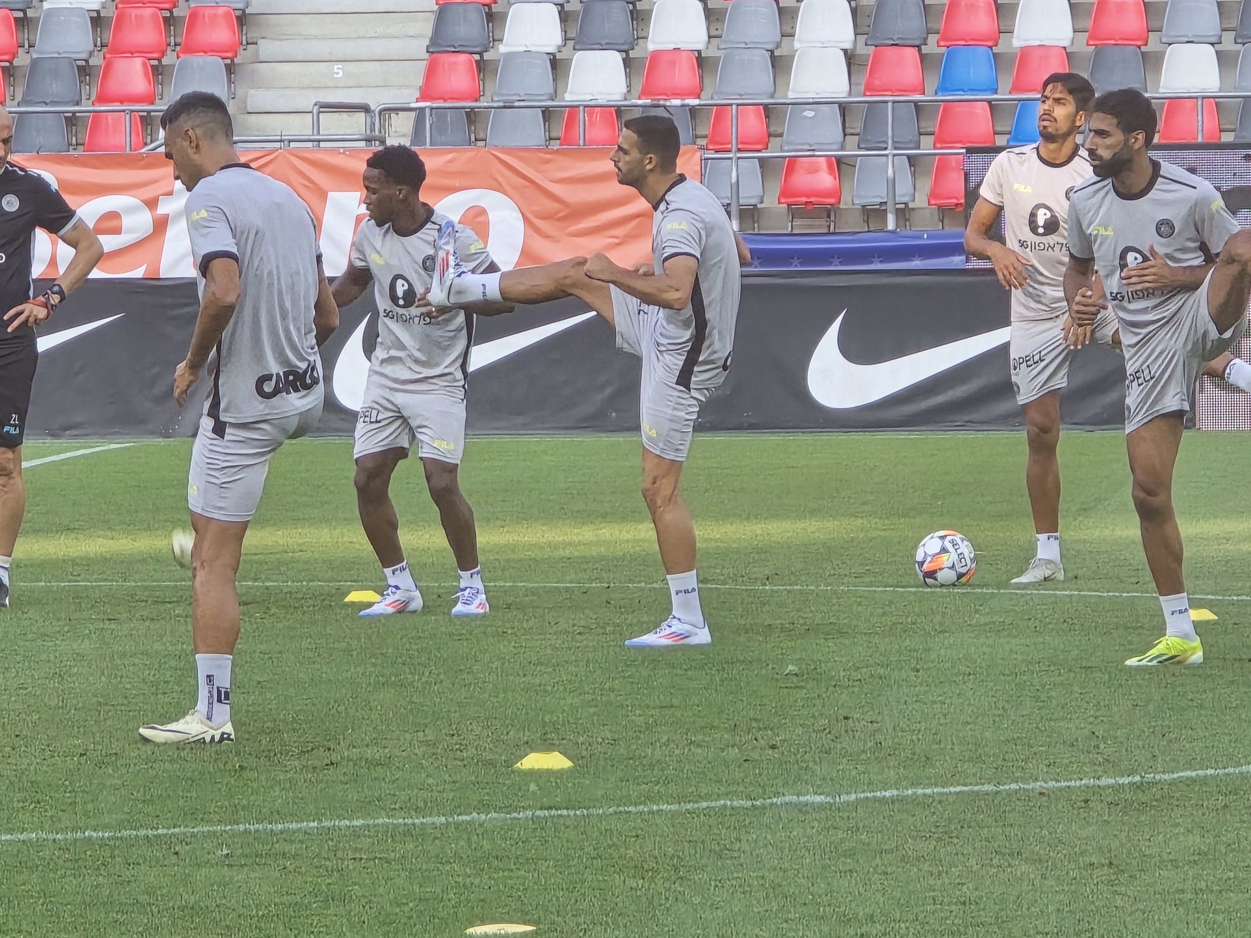 Antrenament Maccabi Tel-Aviv înainte de meciul cu FCSB