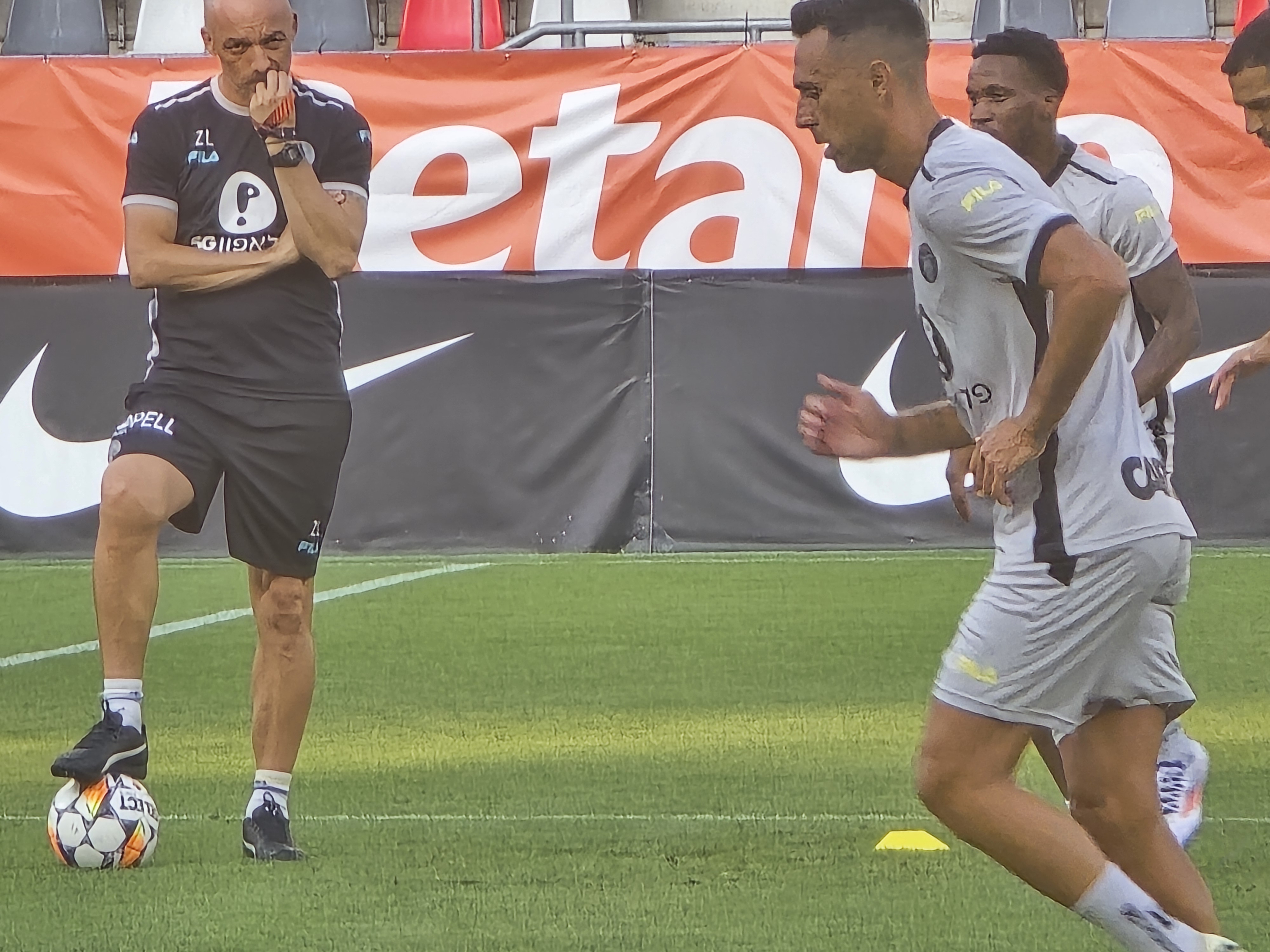 Antrenament Maccabi Tel-Aviv înainte de meciul cu FCSB