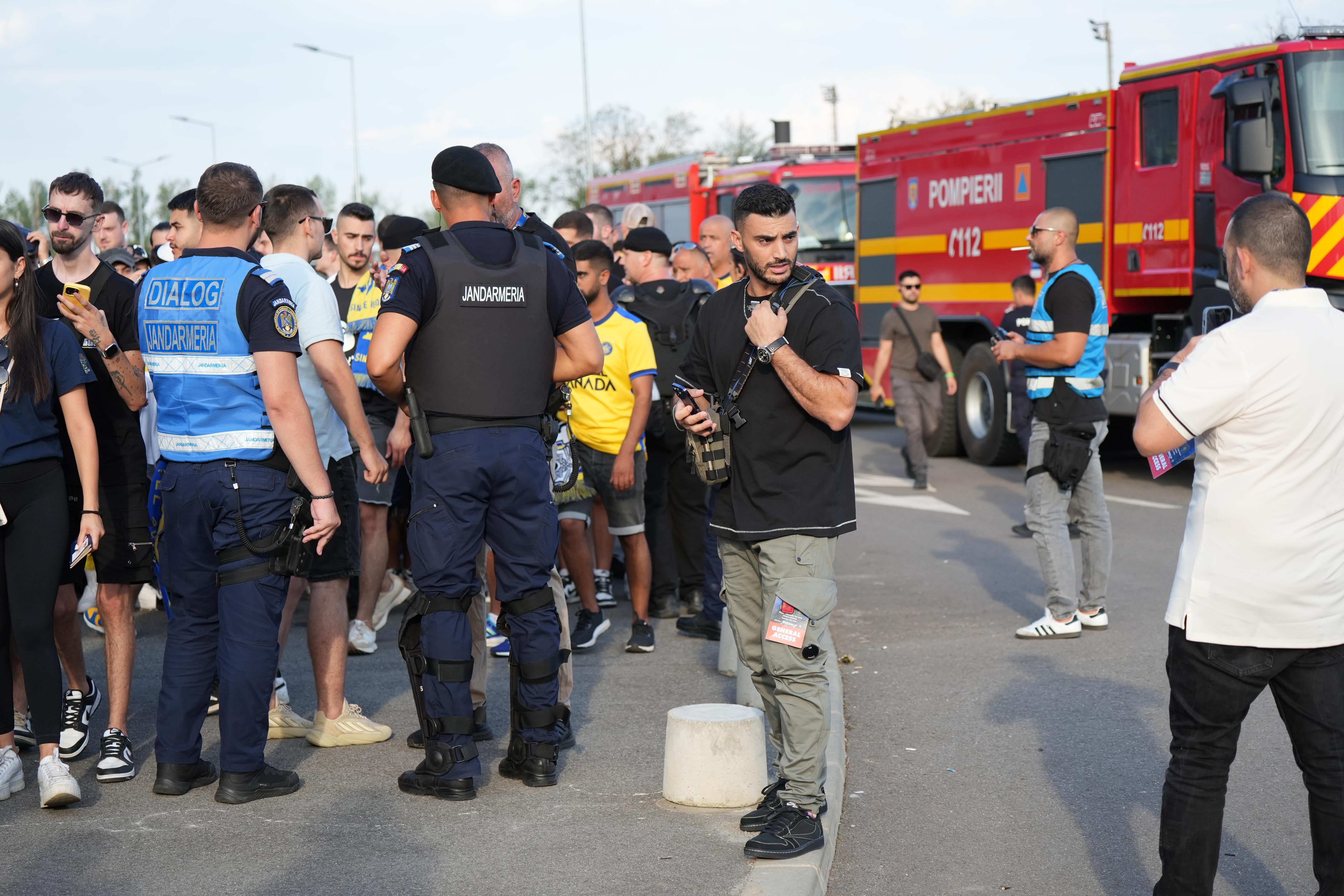 Control strict în Ghencea înainte de FCSB - Maccabi Tel-Aviv