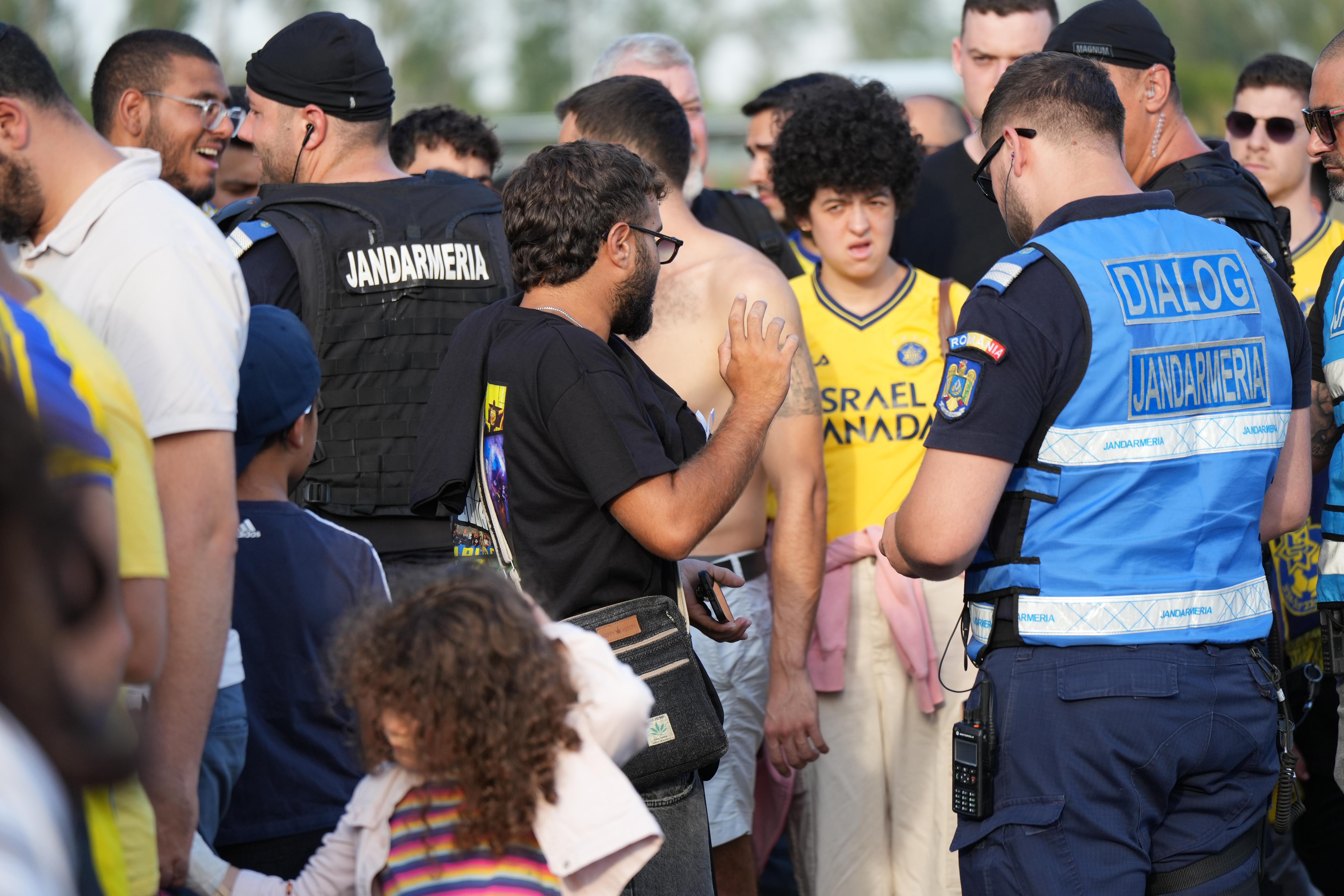 Control strict în Ghencea înainte de FCSB - Maccabi Tel-Aviv
