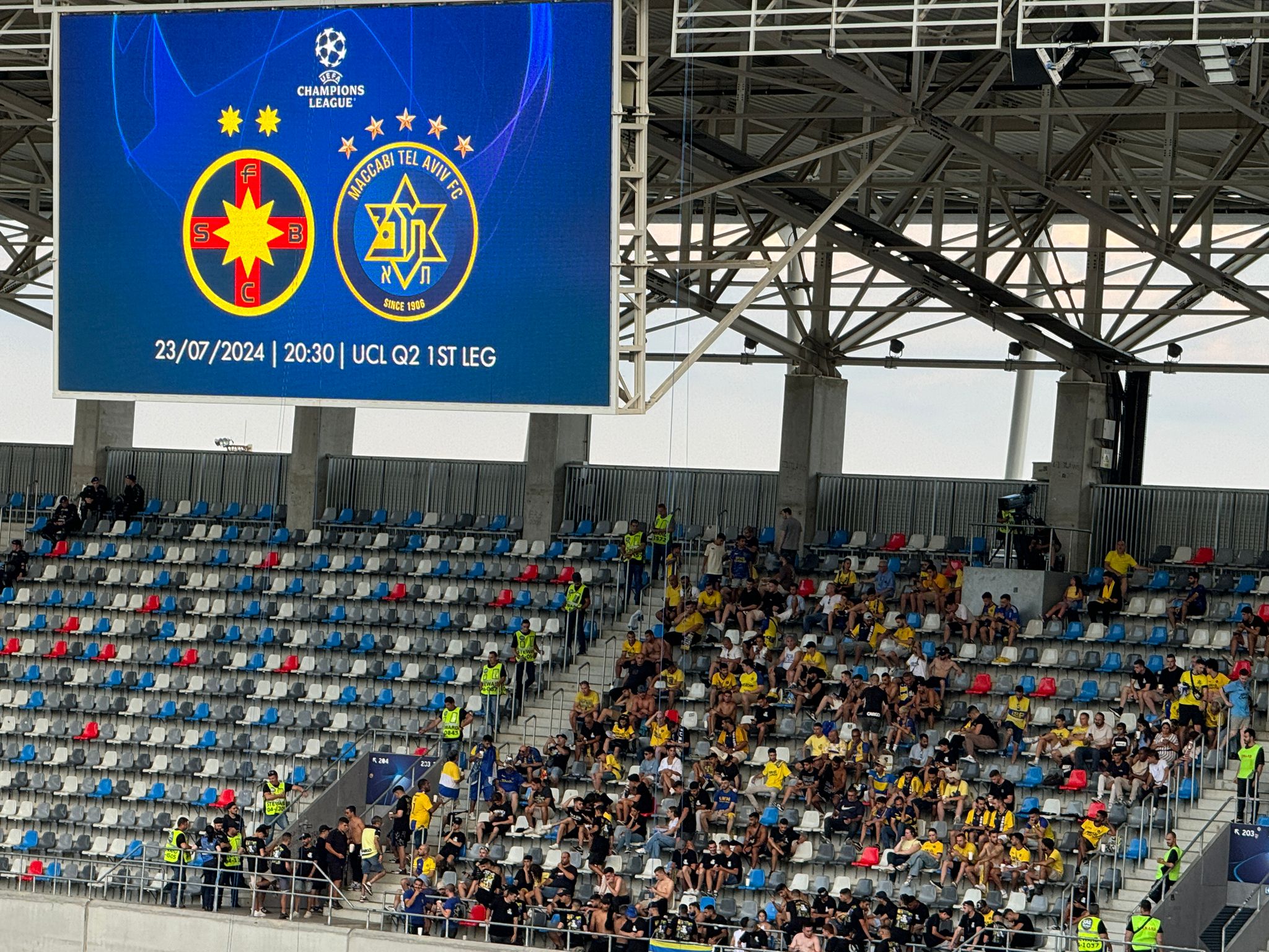 FCSB - Maccabi, înainte de meci