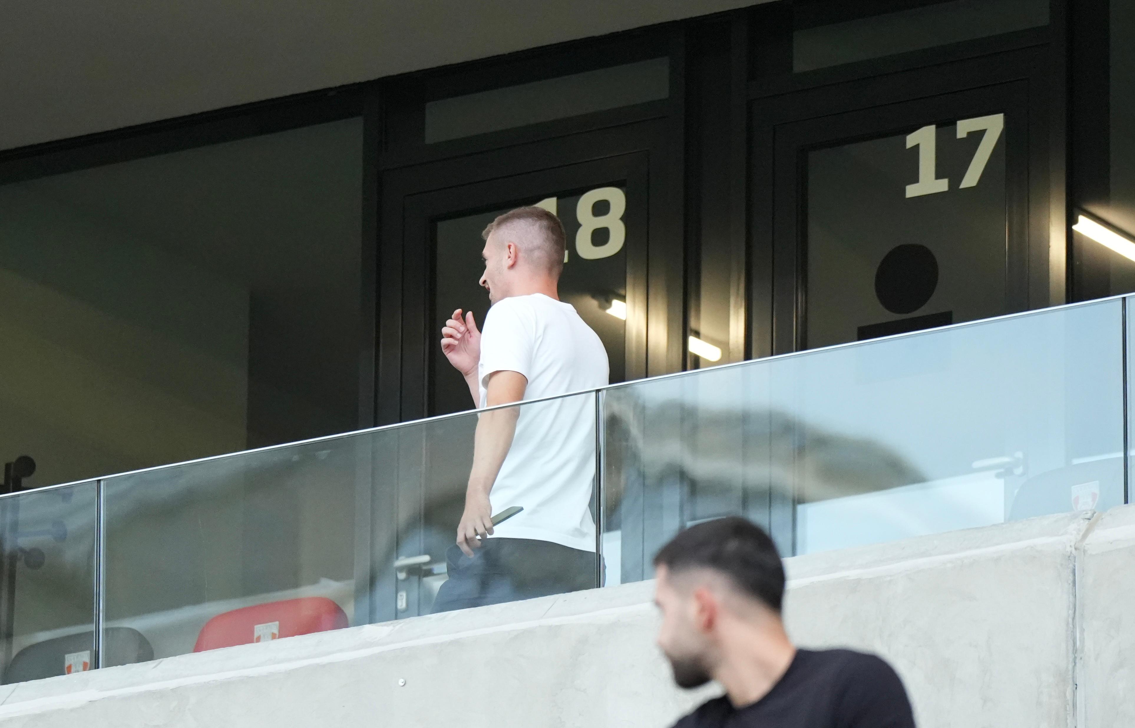 Florin Tănase, prezent în tribunele stadionul „Steaua” la meciul FCSB-Maccabi Foto: GOLAZO.ro