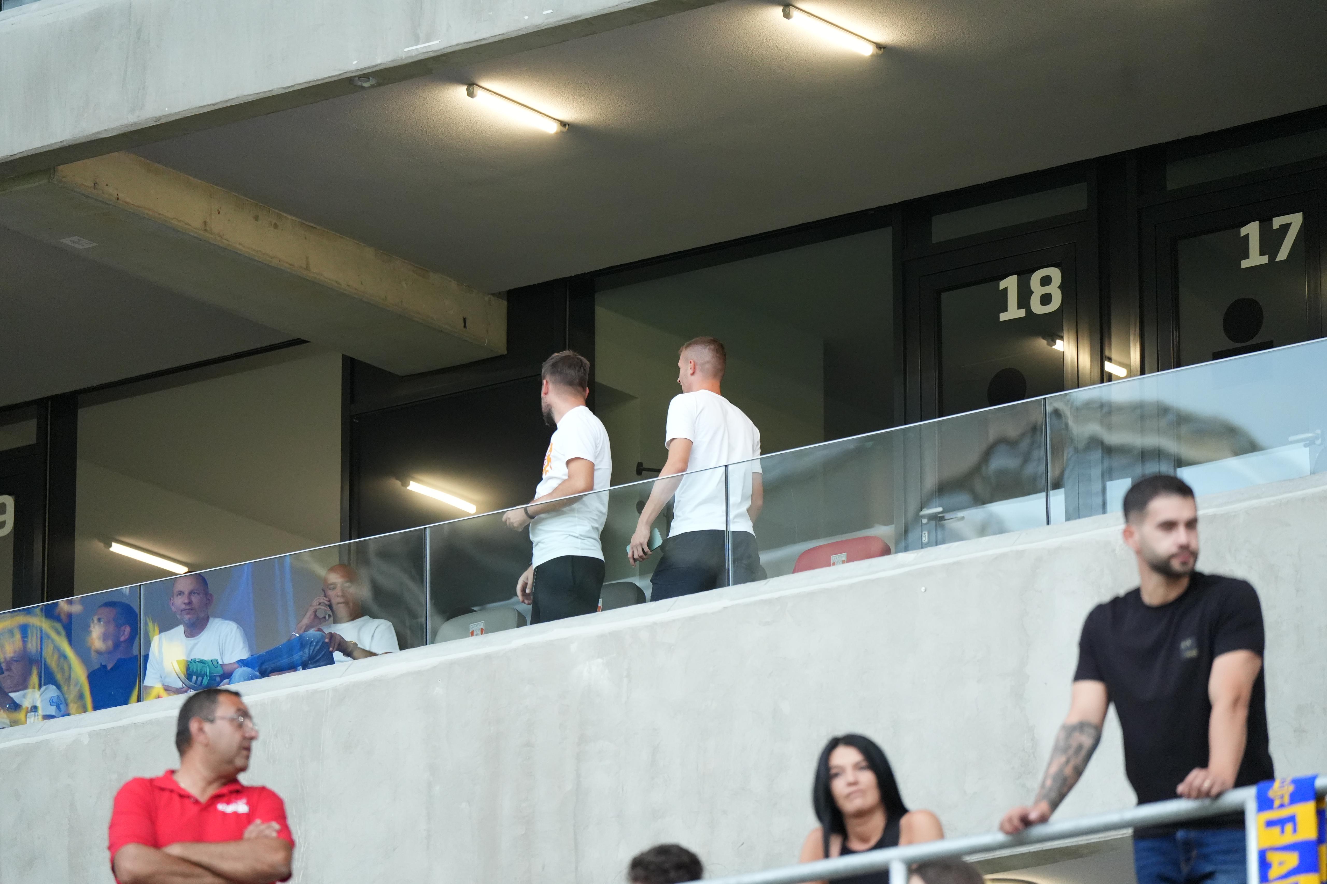 Florin Tănase, prezent în tribunele stadionul „Steaua” la meciul FCSB-Maccabi Foto: GOLAZO.ro
