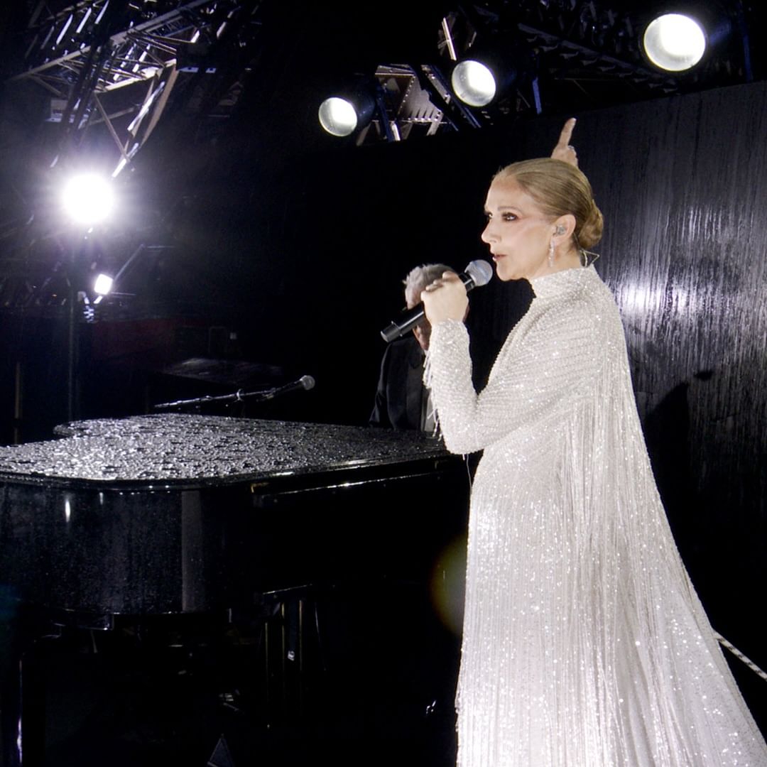 Celine Dion a cântat la Ceremonia de deschidere a Jocurilor Olimpice de la Paris 2024 (foto: Instagram/Celine Dion)