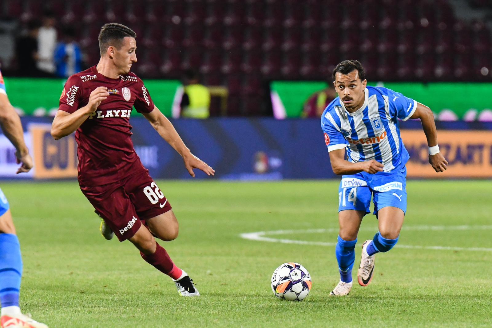 CFR Cluj - Universitatea Craiova, meci FOTO: facebook.com/ucVOficial