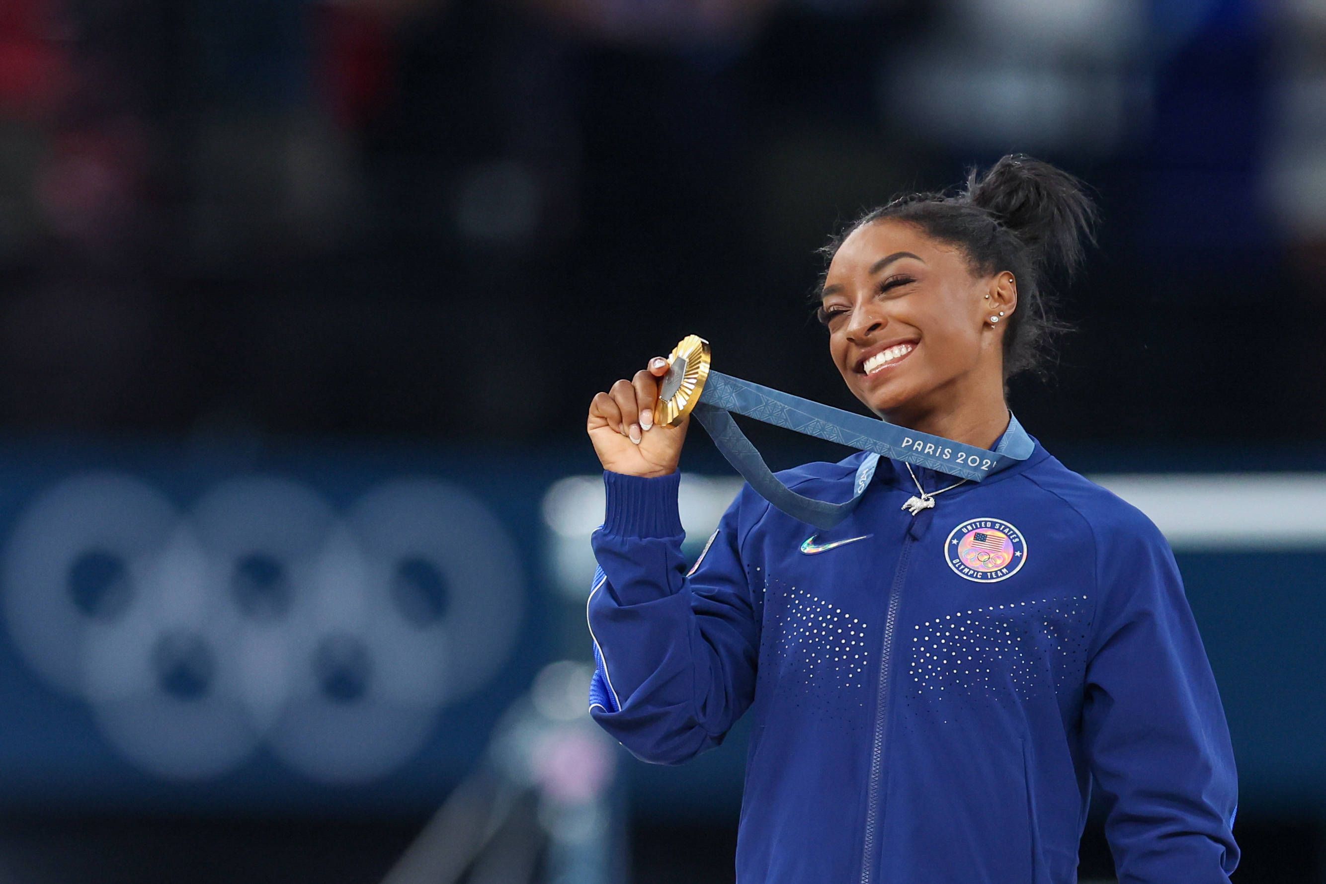 Simone Biles, cu medalia de aur Fotografii: Imago