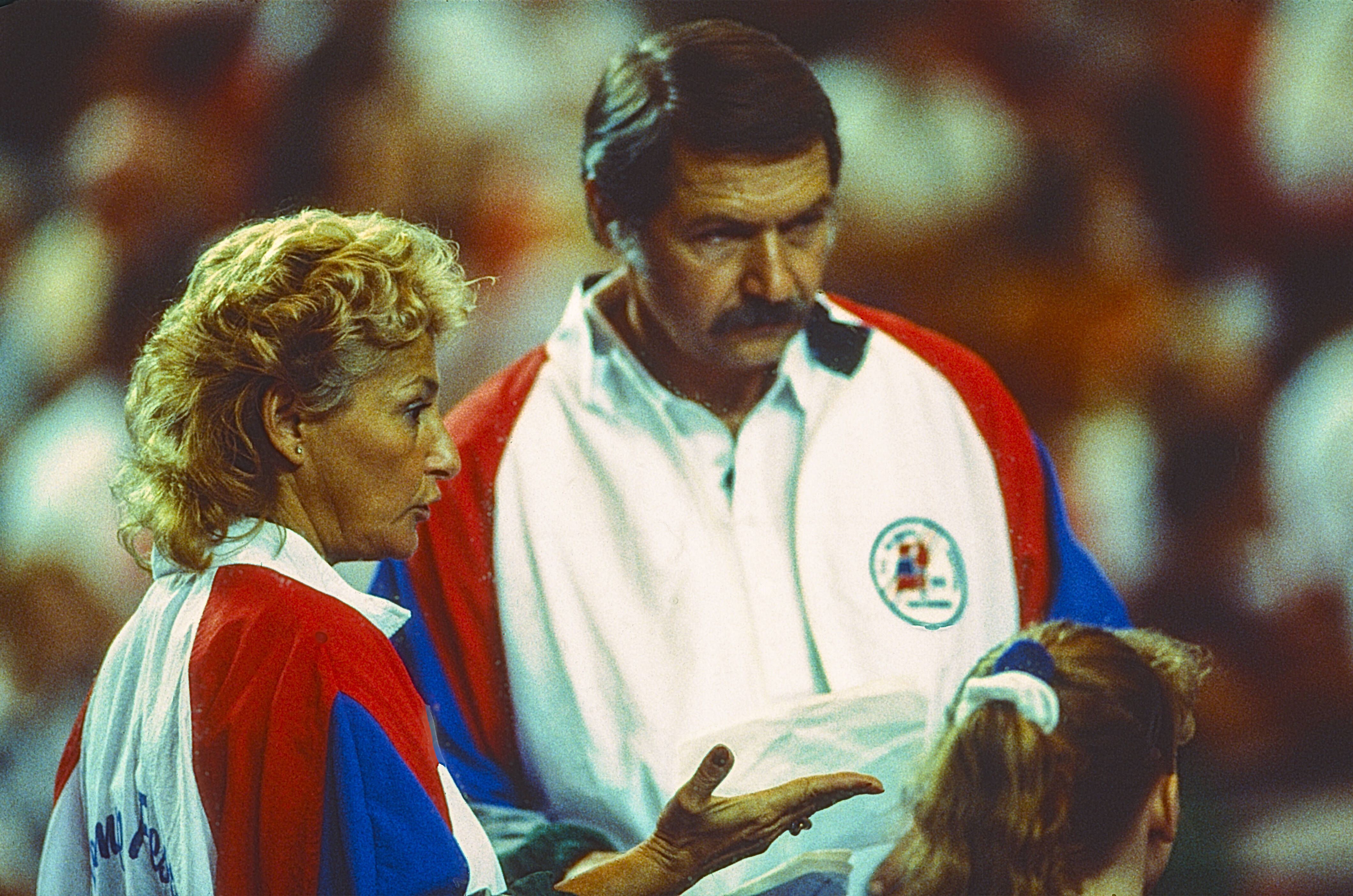 Marta și Bela Karolyi, la lotul american Foto: Imago