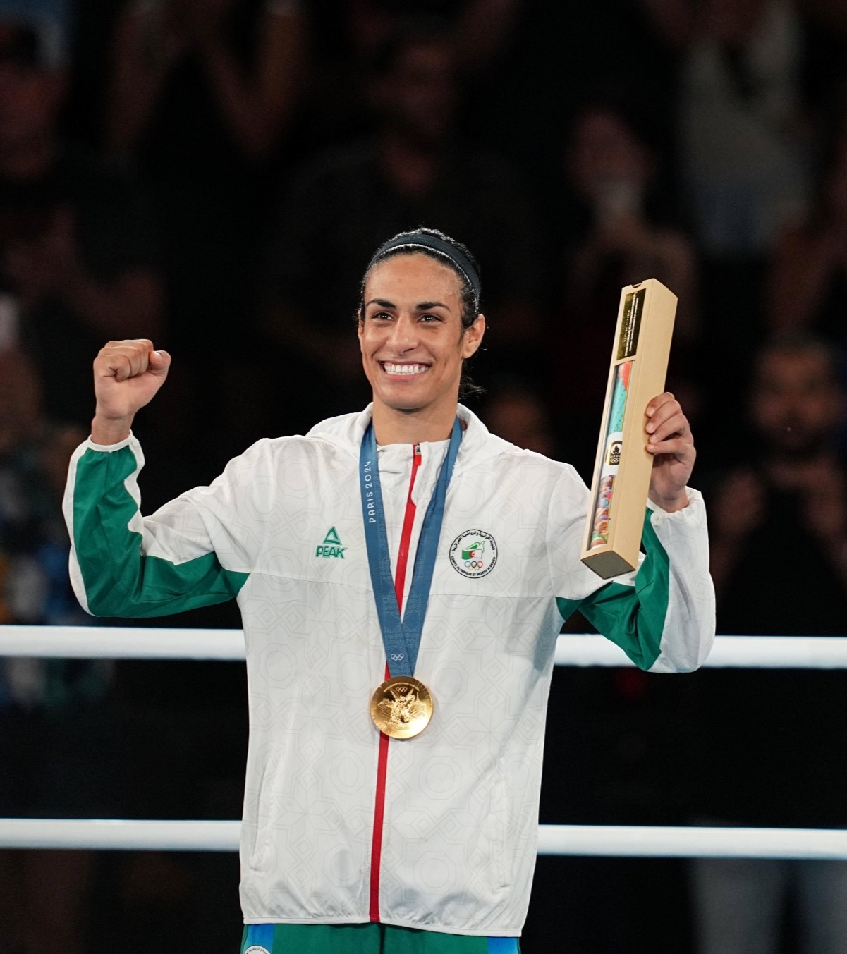 Imane Khelif, sportiva algeriană care a câștigat aurul la box la Jocurile Olimpice de la Paris, la categoria feminină de 66 kg FOTO: IMAGO 