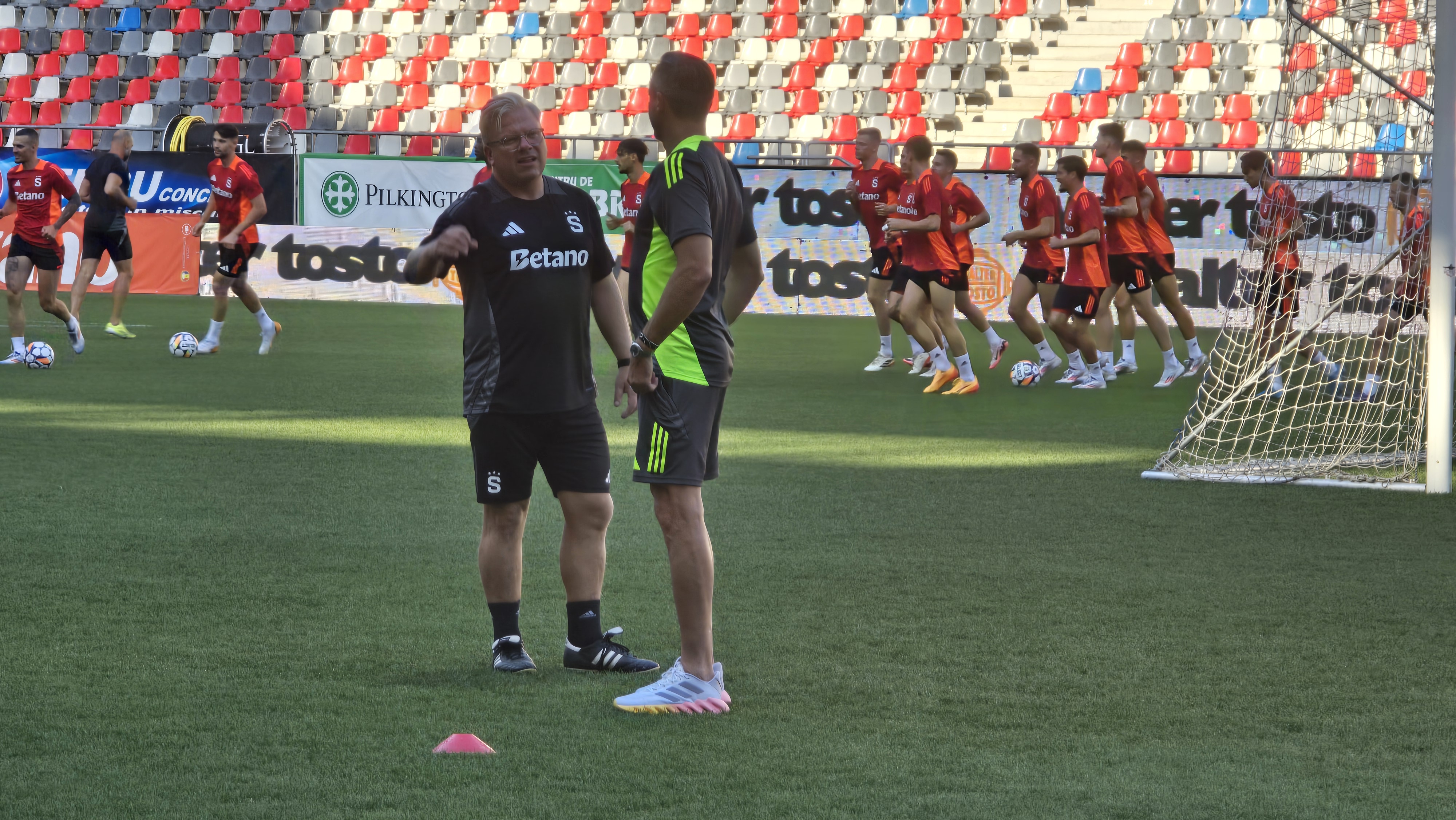 Antrenament Sparta Praga înainte de meciul cu FCSB