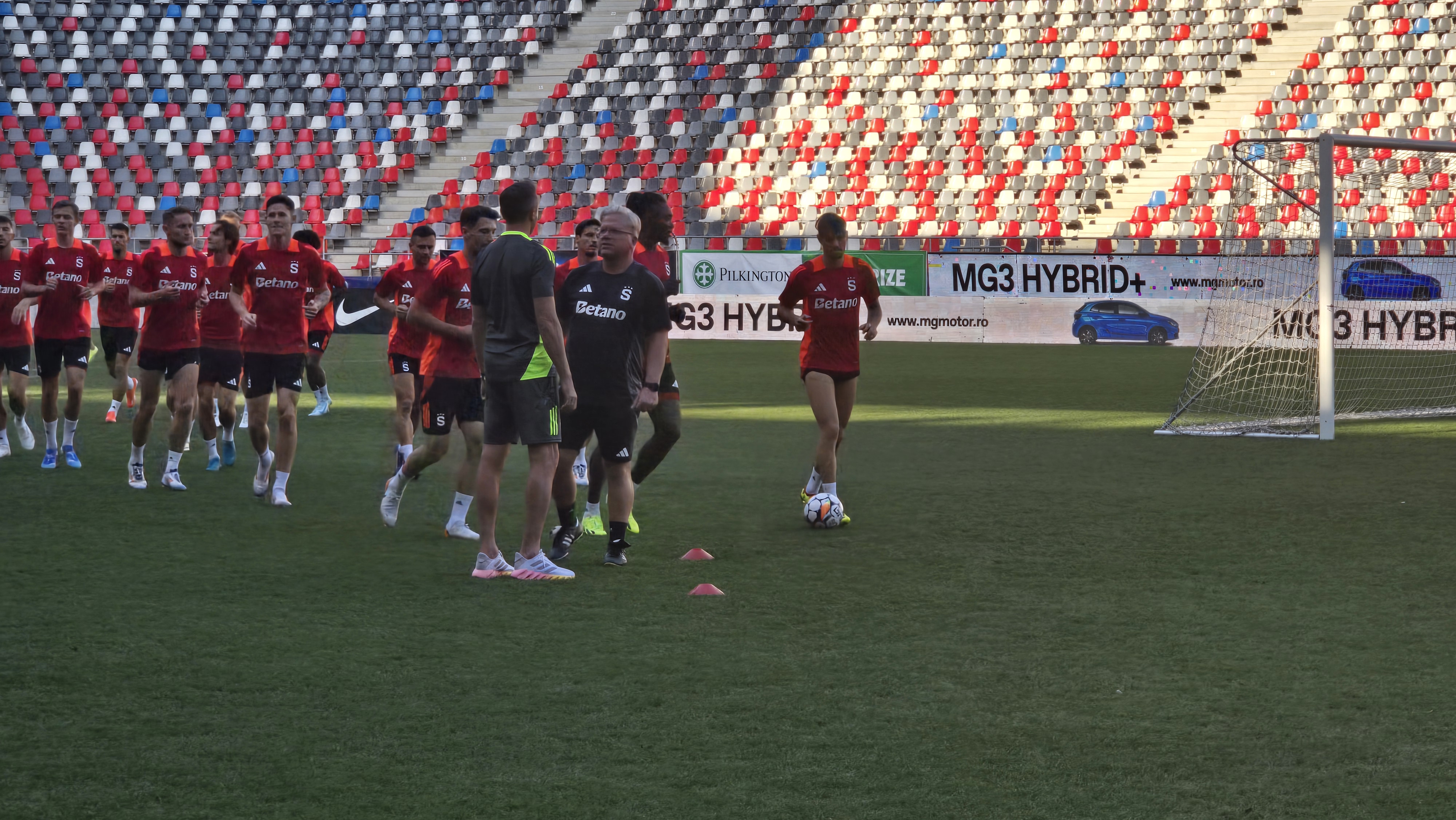Antrenament Sparta Praga înainte de meciul cu FCSB