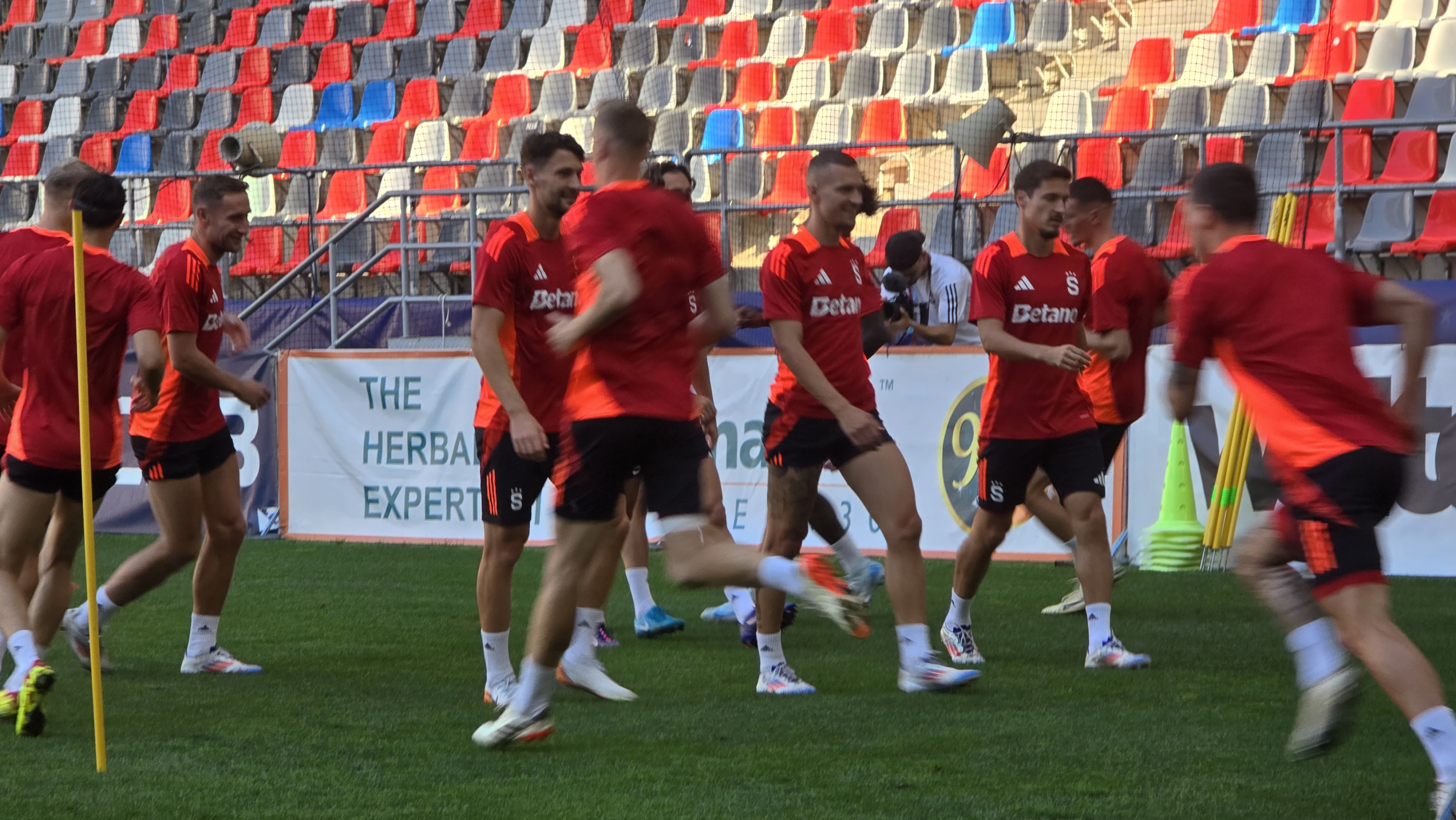 Antrenament Sparta Praga înainte de meciul cu FCSB