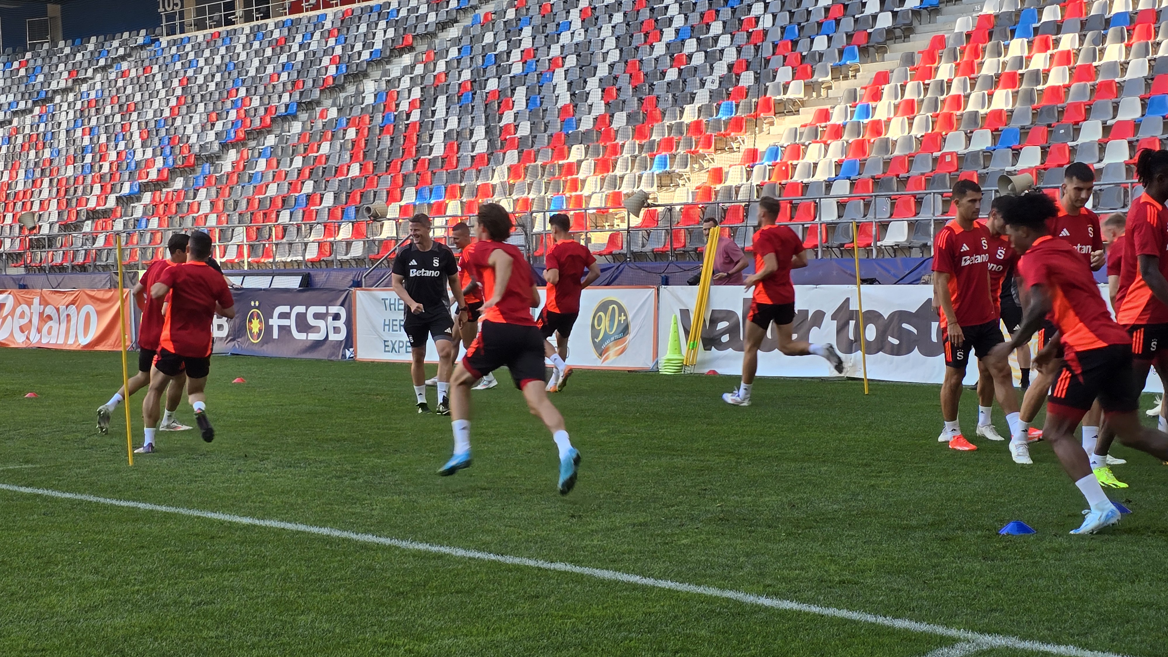 Antrenament Sparta Praga înainte de meciul cu FCSB