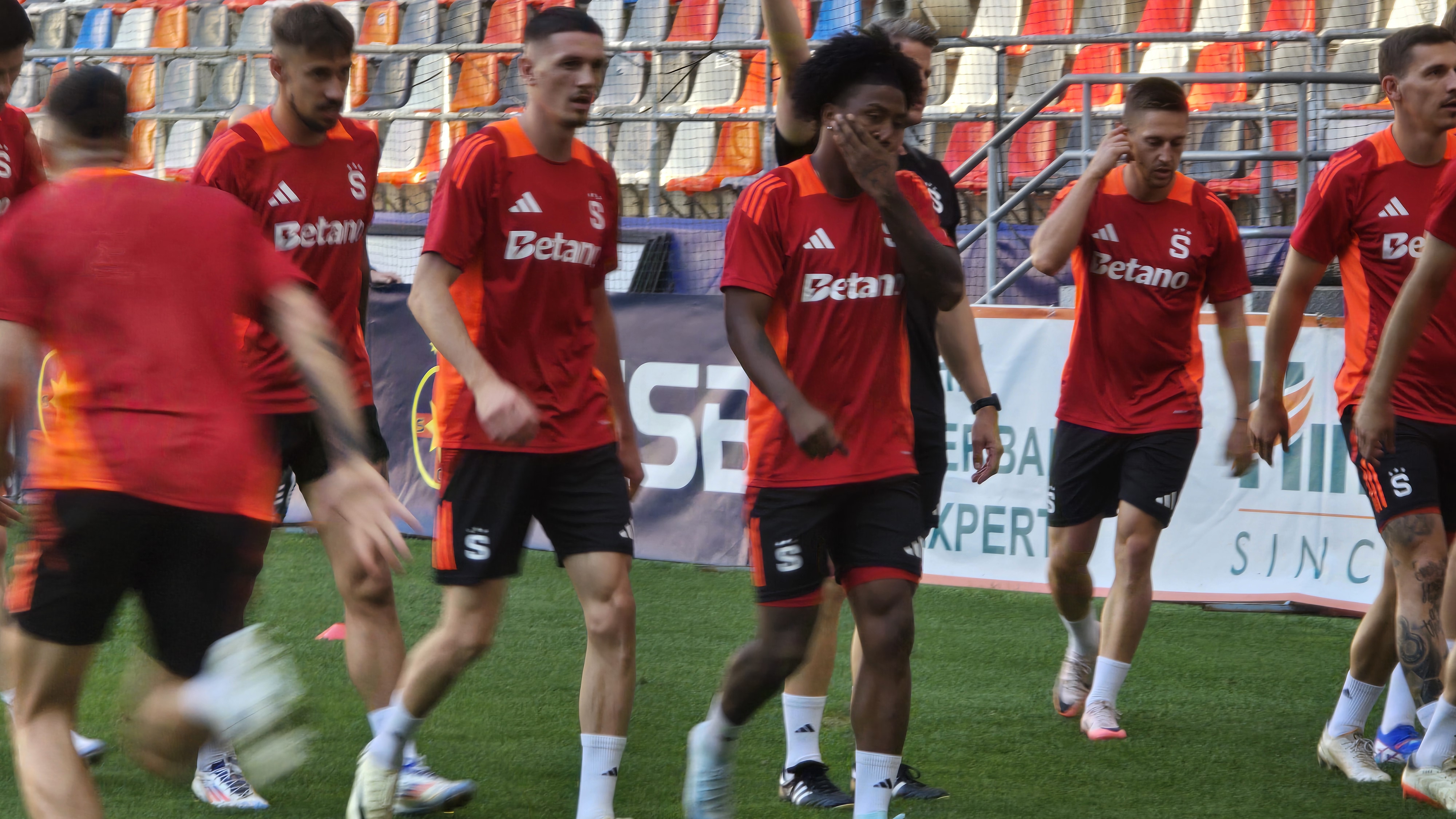 Antrenament Sparta Praga înainte de meciul cu FCSB
