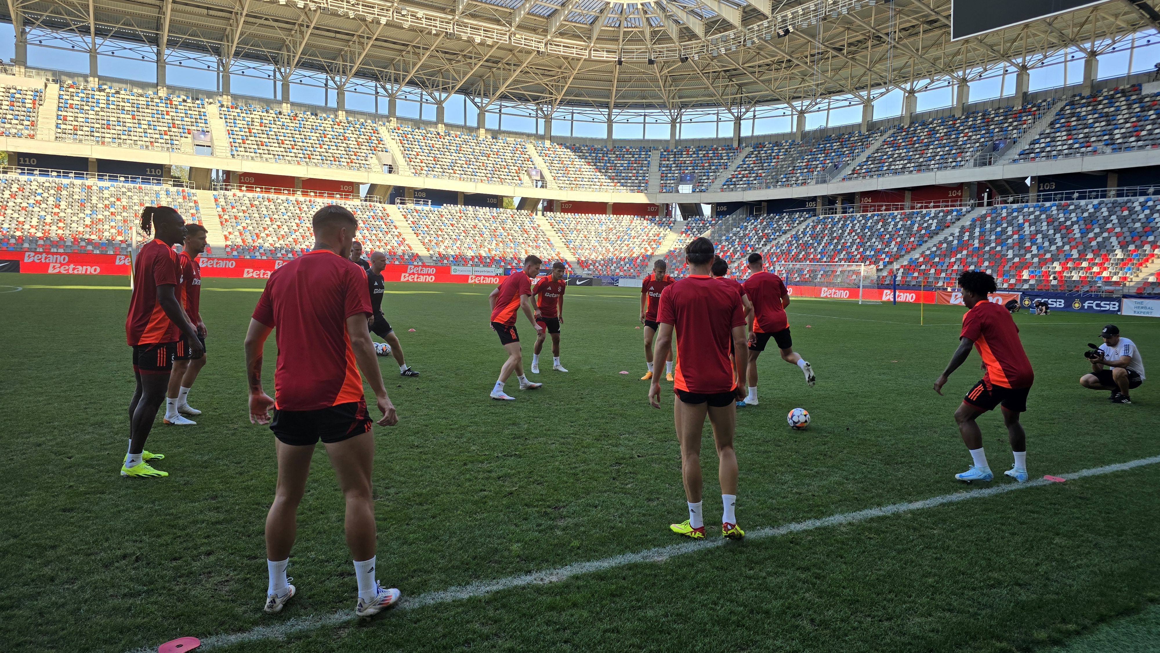 Antrenament Sparta Praga înainte de meciul cu FCSB