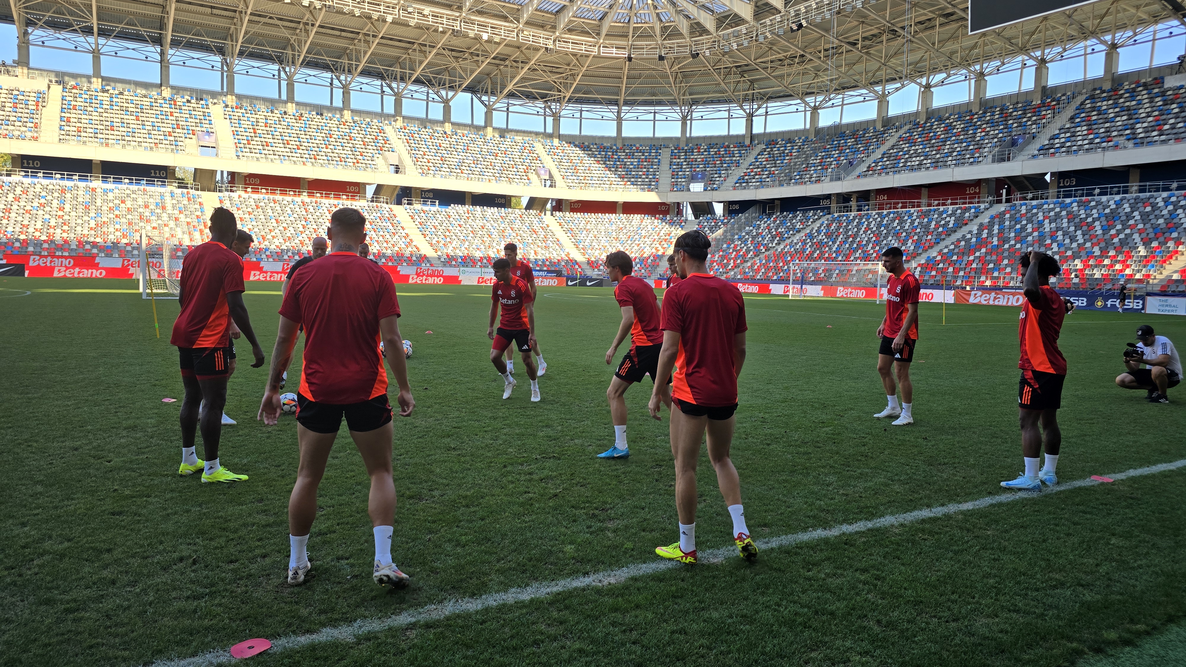 Antrenament Sparta Praga înainte de meciul cu FCSB