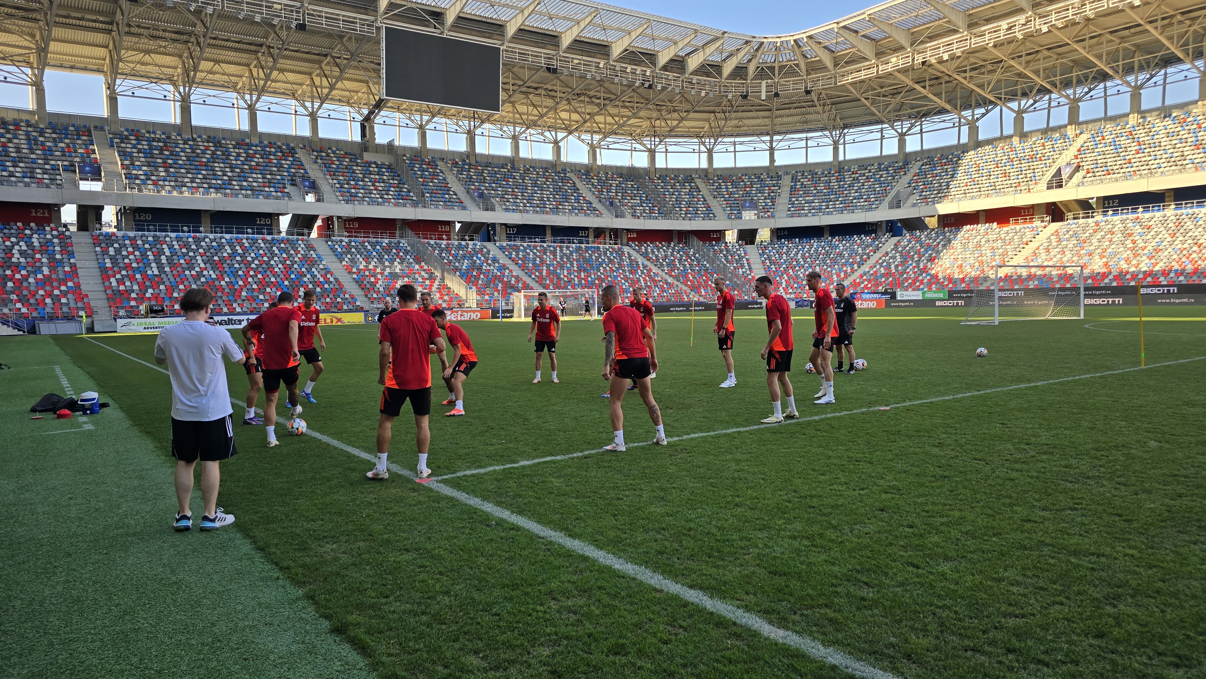 Antrenament Sparta Praga înainte de meciul cu FCSB