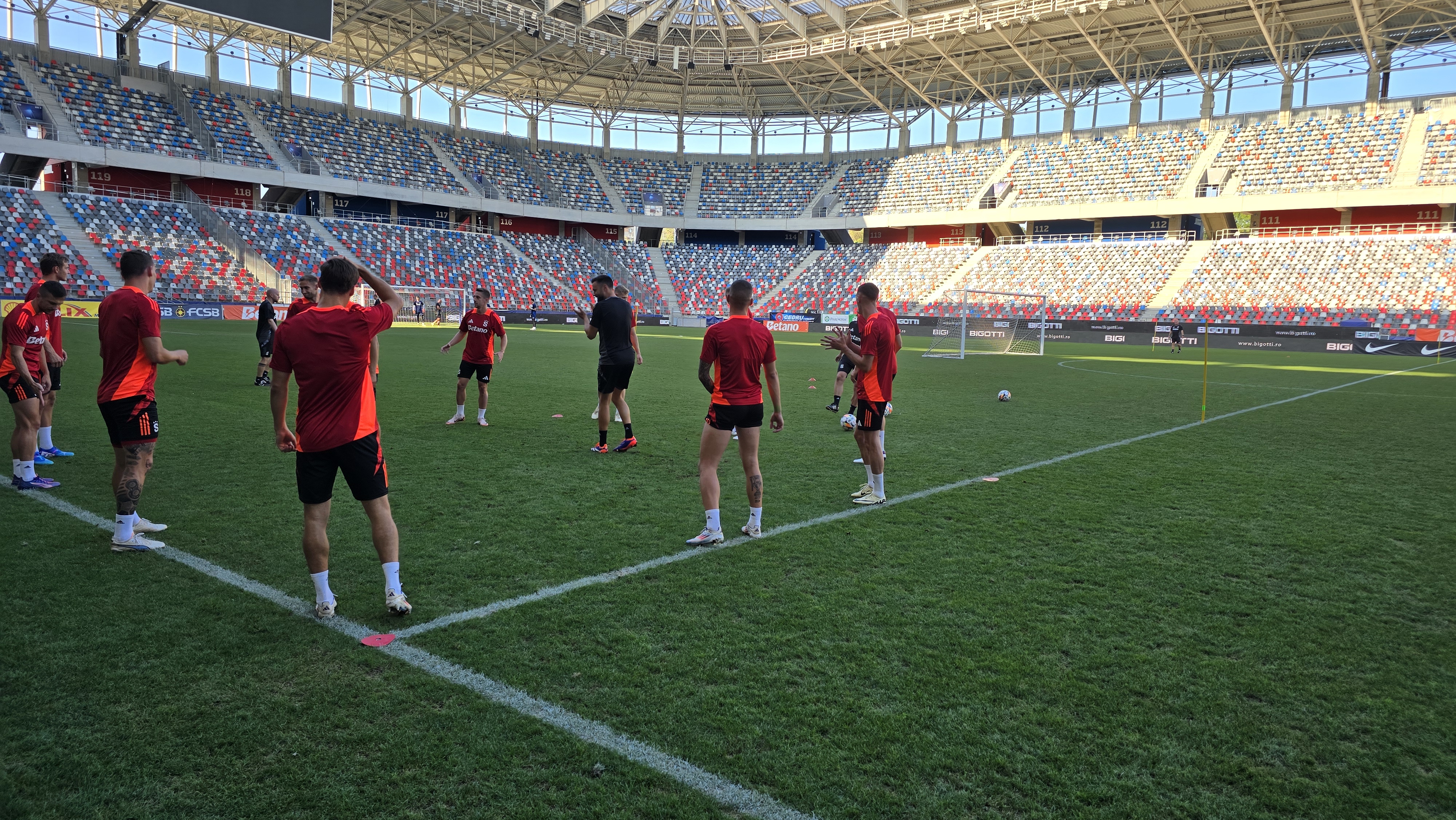 Antrenament Sparta Praga înainte de meciul cu FCSB