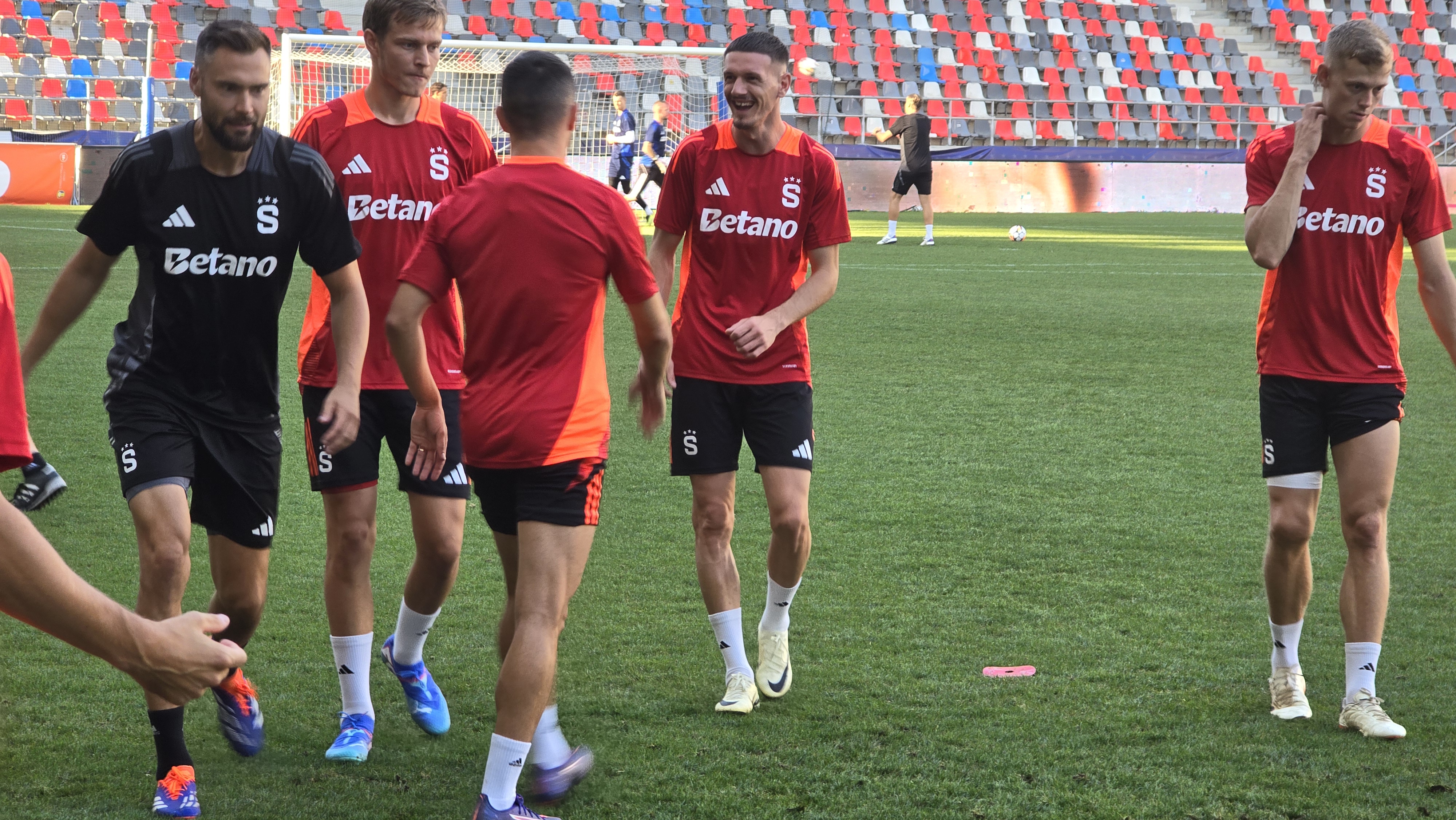 Antrenament Sparta Praga înainte de meciul cu FCSB