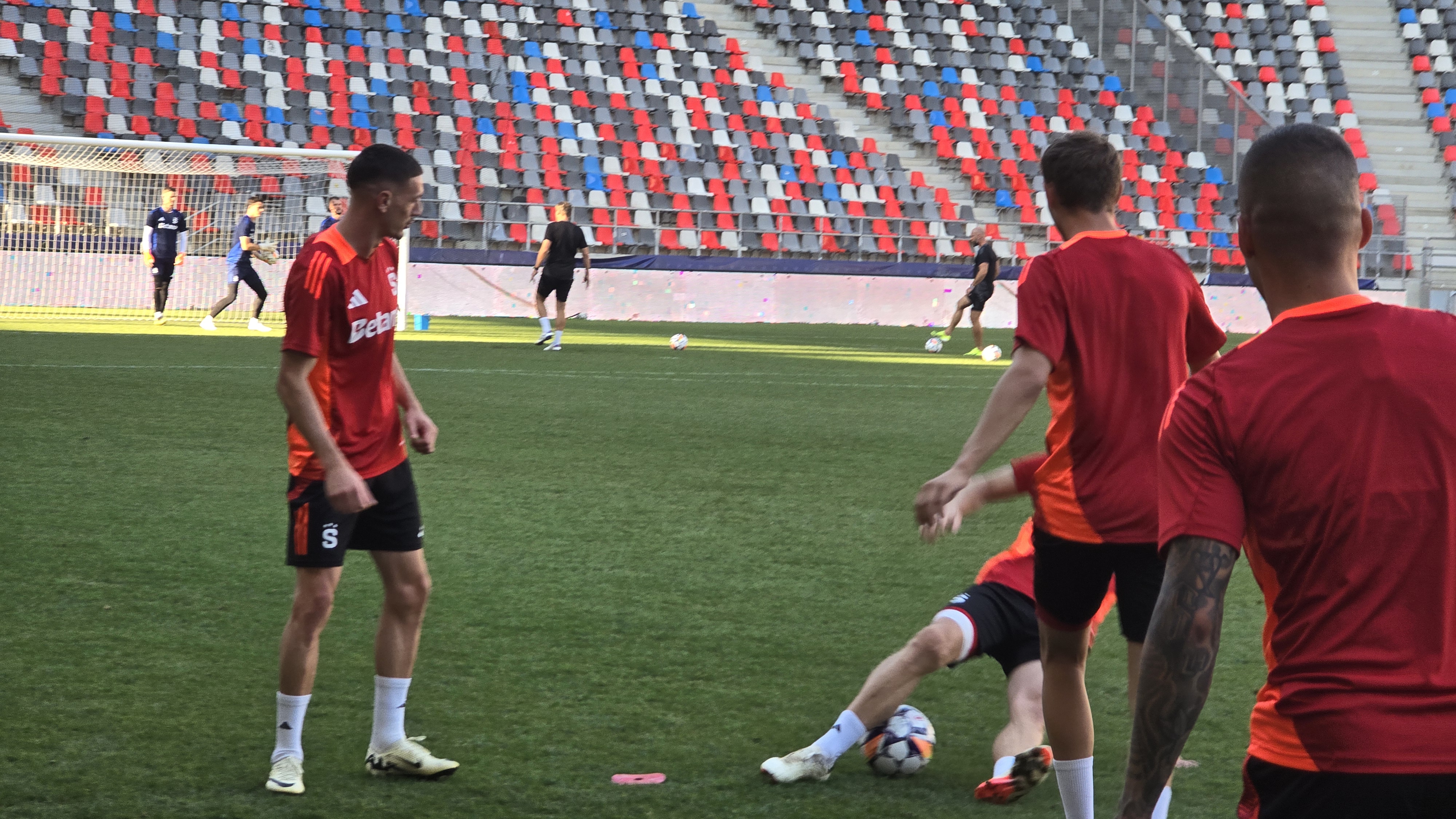 Antrenament Sparta Praga înainte de meciul cu FCSB