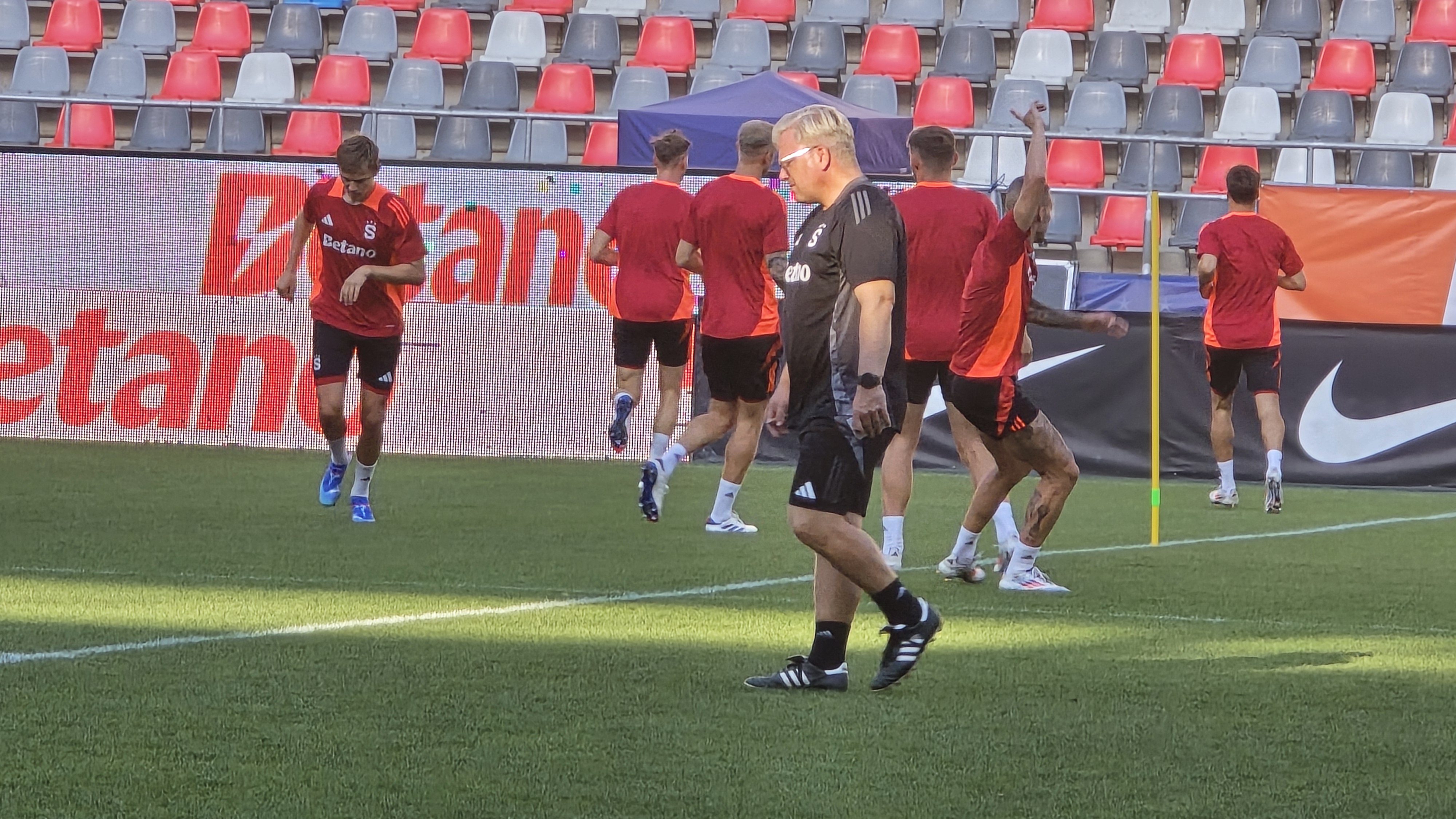Antrenament Sparta Praga înainte de meciul cu FCSB