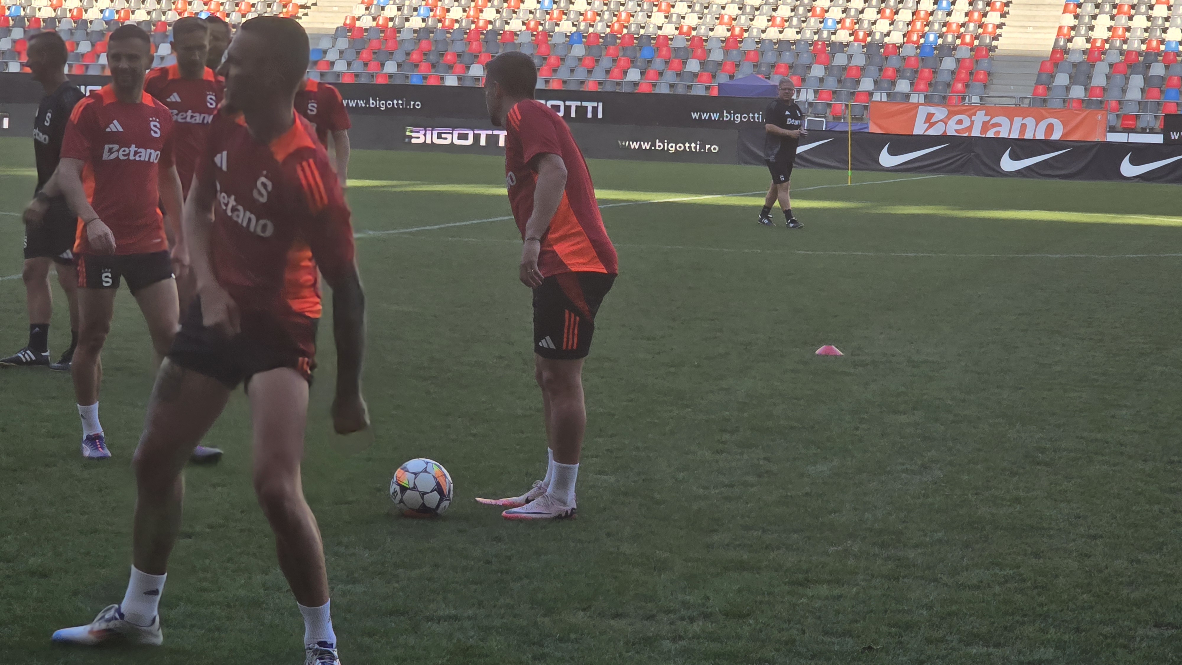 Antrenament Sparta Praga înainte de meciul cu FCSB
