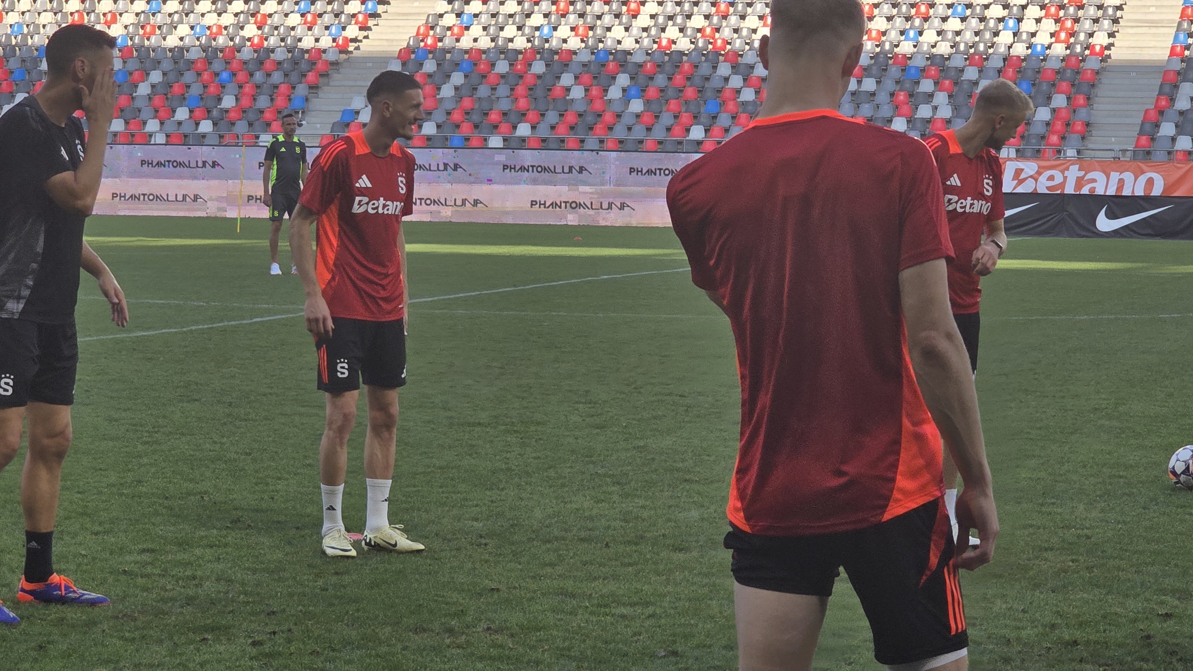 Antrenament Sparta Praga înainte de meciul cu FCSB