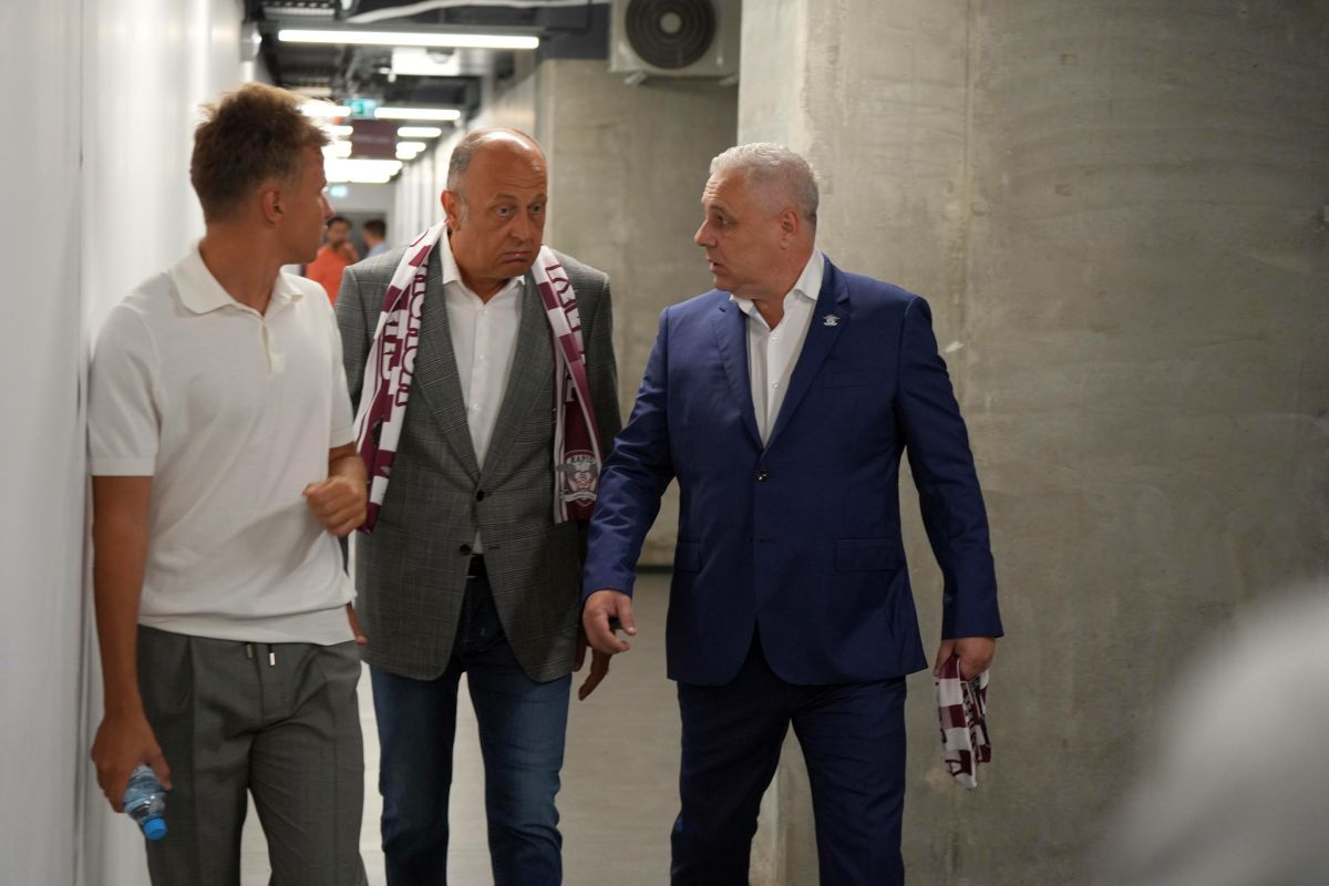 Dan Șucu, Marius Șumudică și Viorel Moldovan (foto: GOLAZO.ro)