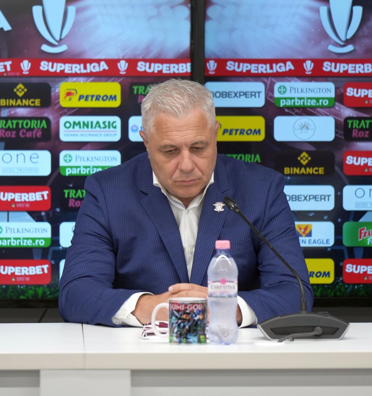 Marius Șumudică a fost prezentat oficial la Rapid (foto: GOLAZO.ro)