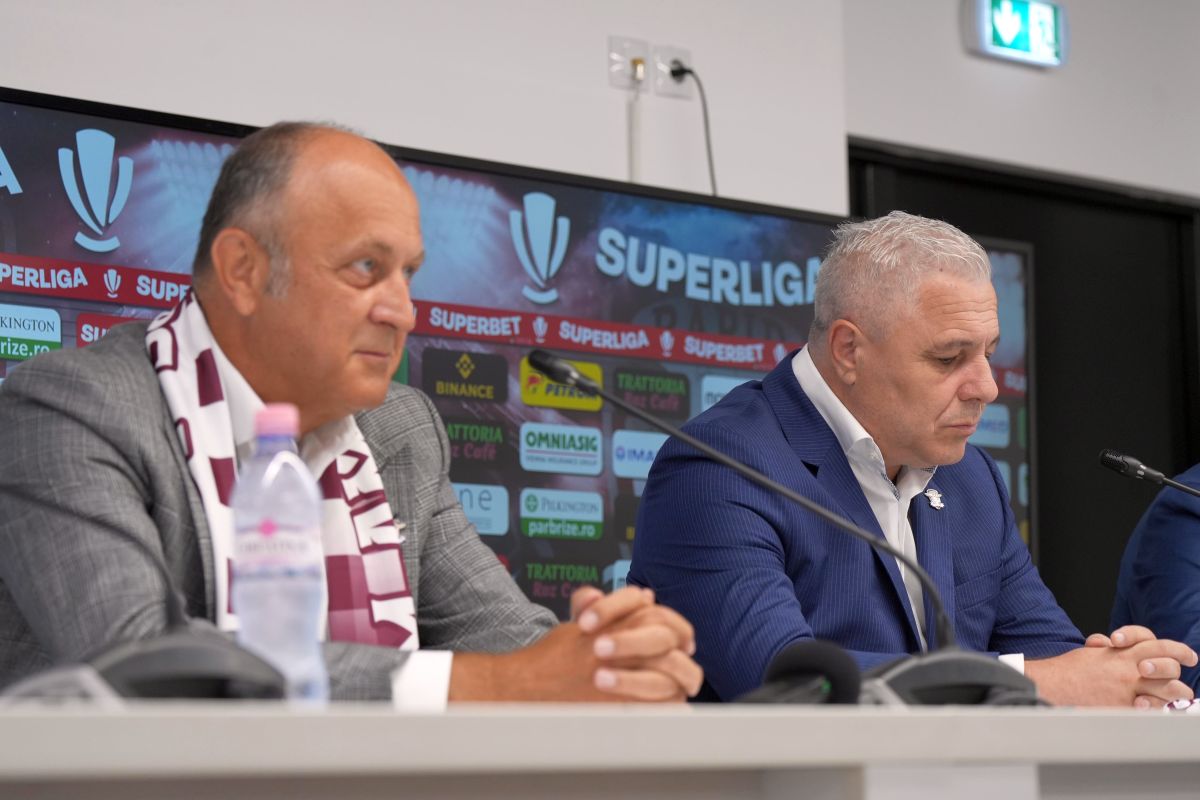 Marius Șumudică a fost prezentat oficial la Rapid (foto: GOLAZO.ro)