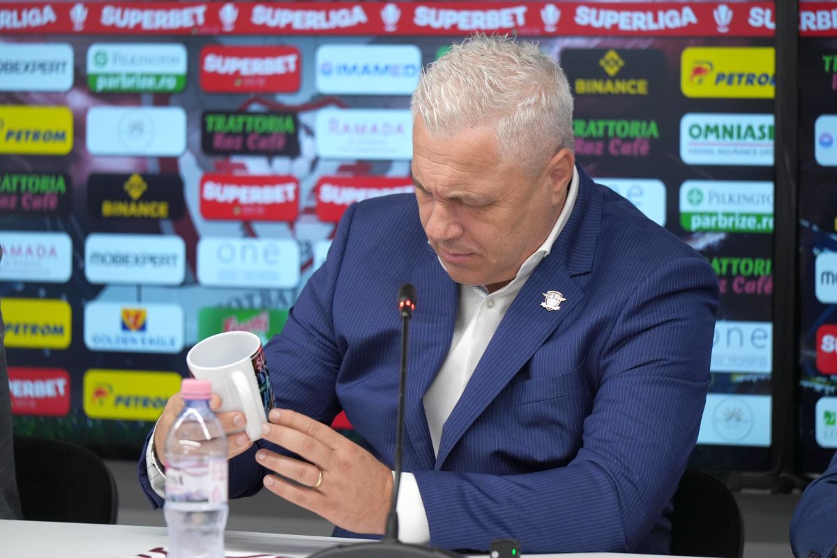 Marius Șumudică a fost prezentat oficial la Rapid (foto: GOLAZO.ro)