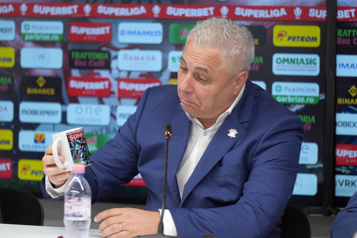 Marius Șumudică a fost prezentat oficial la Rapid (foto: GOLAZO.ro)
