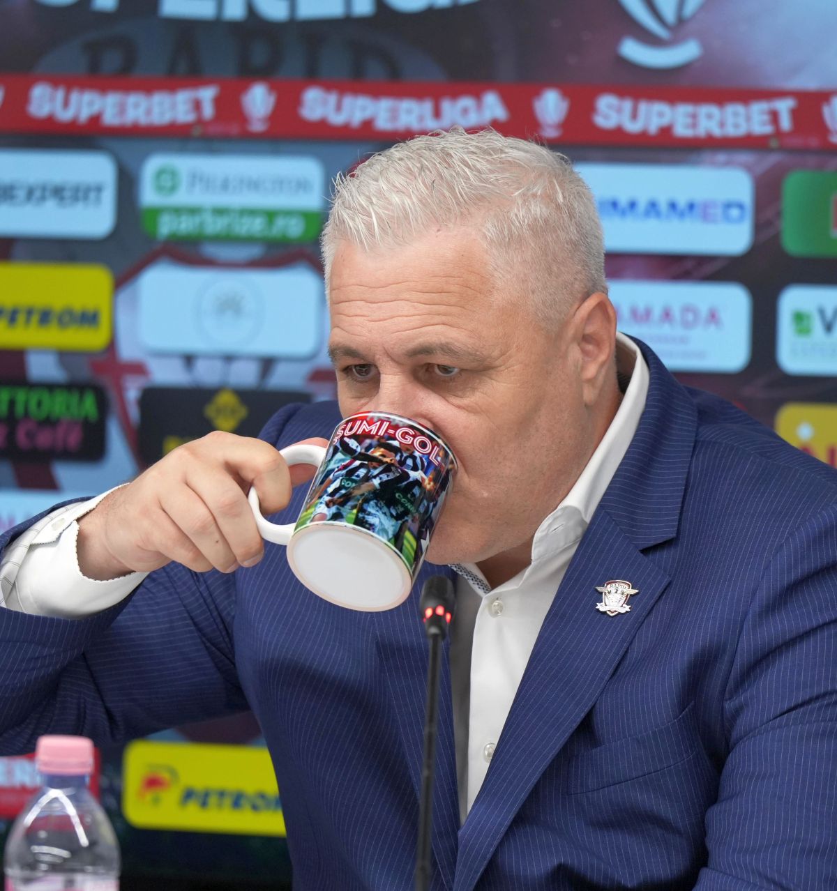 Marius Șumudică a fost prezentat oficial la Rapid (foto: GOLAZO.ro)