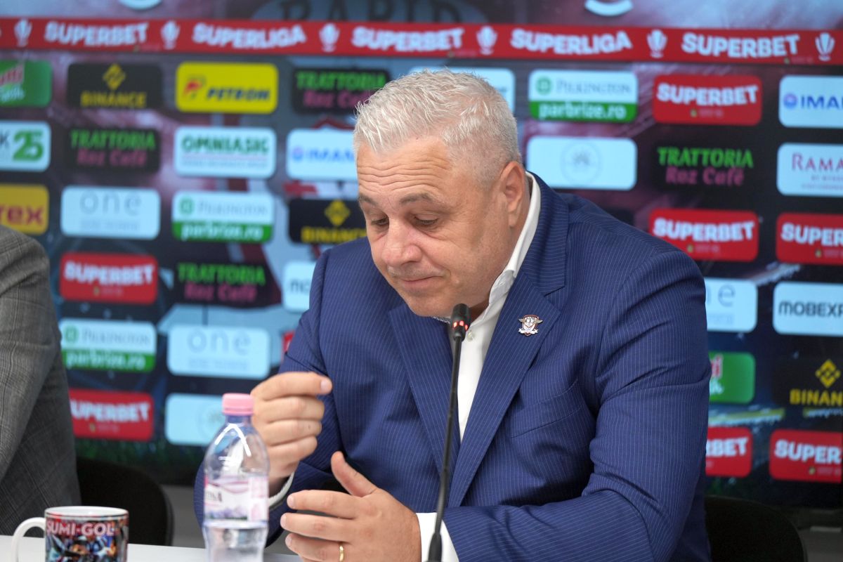 Marius Șumudică a fost prezentat oficial la Rapid (foto: GOLAZO.ro)