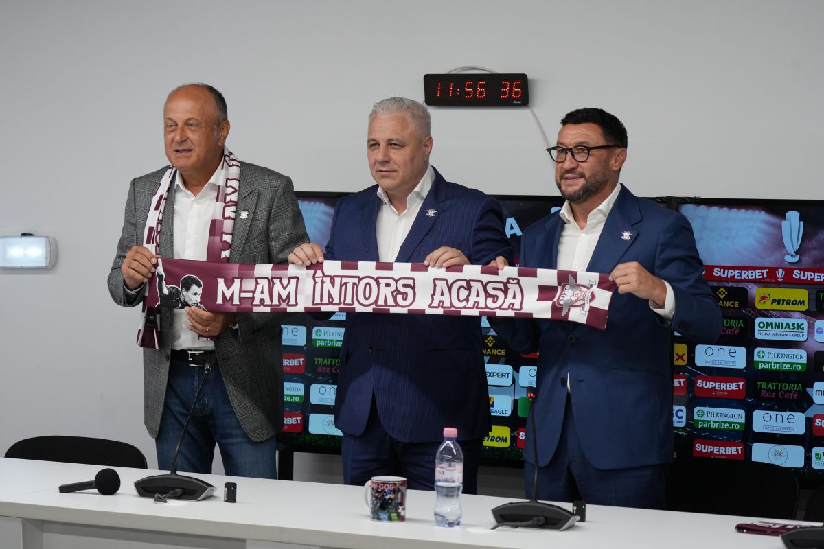 Marius Șumudică a fost prezentat oficial la Rapid (foto: GOLAZO.ro)