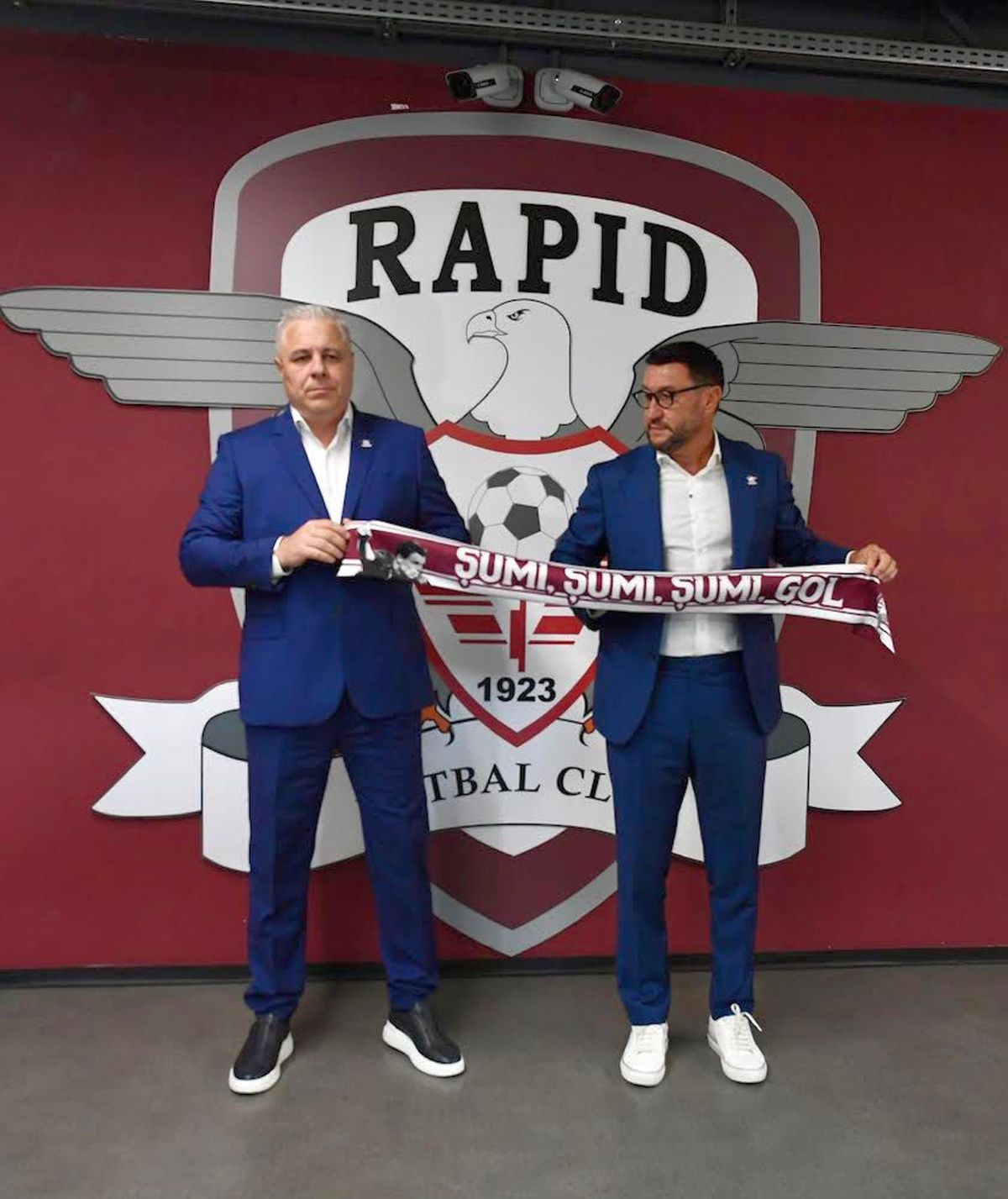 Marius Șumudică a fost prezentat oficial la Rapid (foto: GOLAZO.ro)