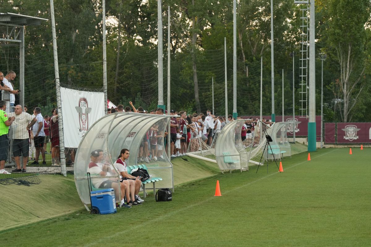 Primul antrenament al lui Marius Șumudică la Rapid FOTO GOLAZO.ro