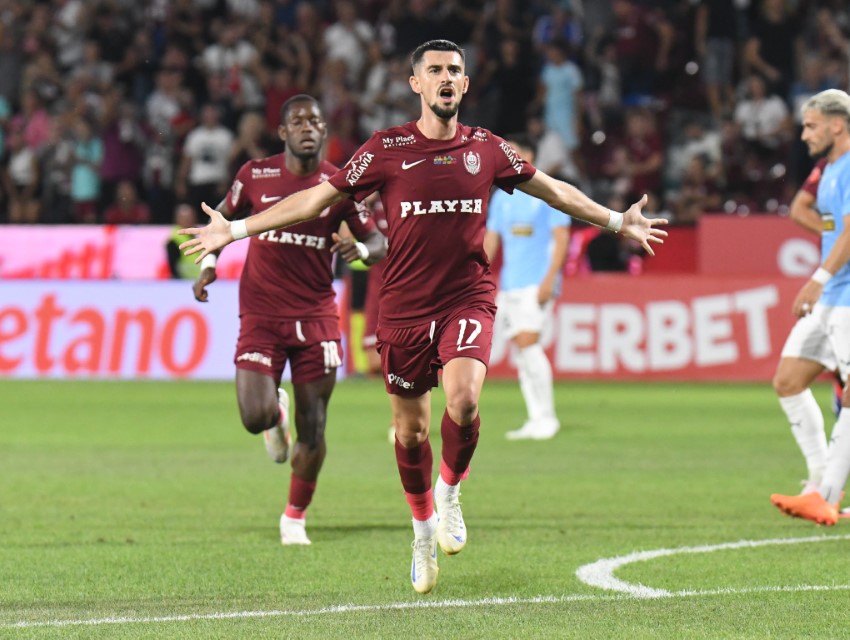 CFR Cluj - Pafos (meci). Foto: sportpictures.eu