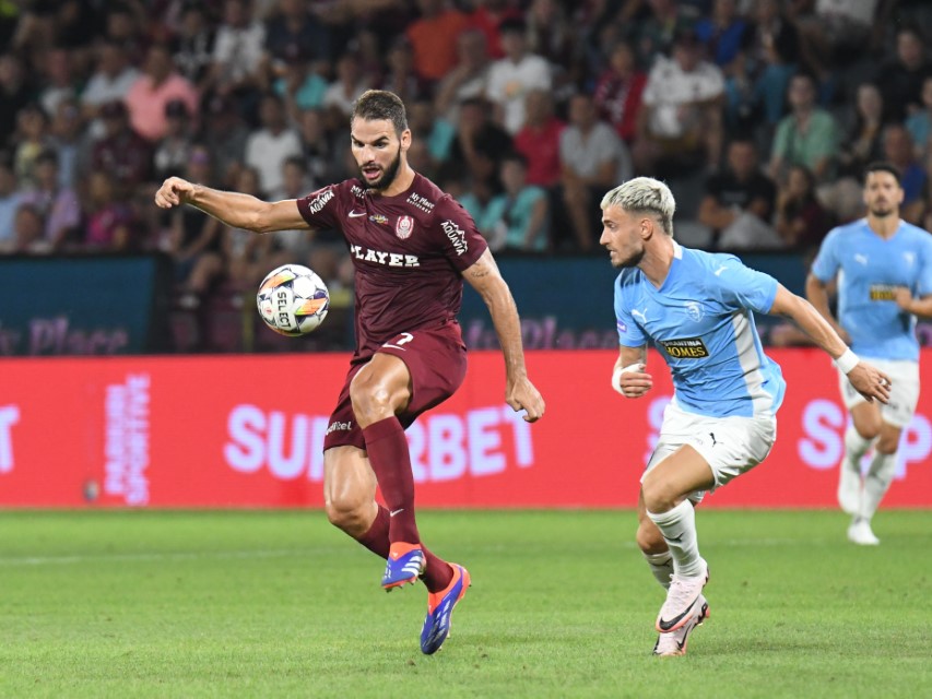 CFR Cluj - Pafos (meci). Foto: sportpictures.eu