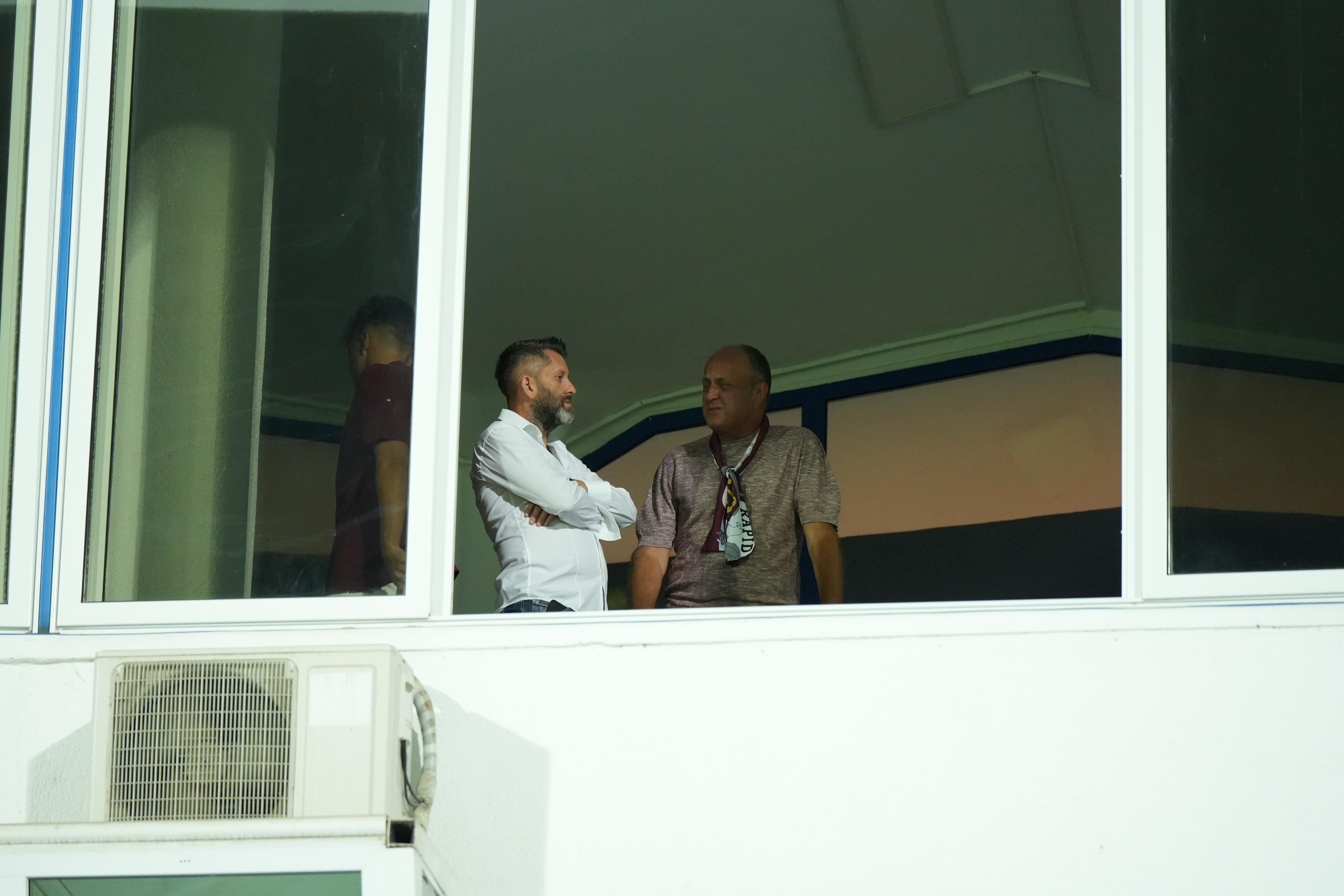 Florin Vulturar și Dan Șucu, înainte de Poli Iași - Rapid