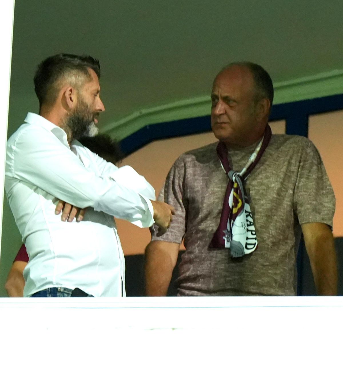 Florin Vulturar și Dan Șucu, înainte de Poli Iași - Rapid