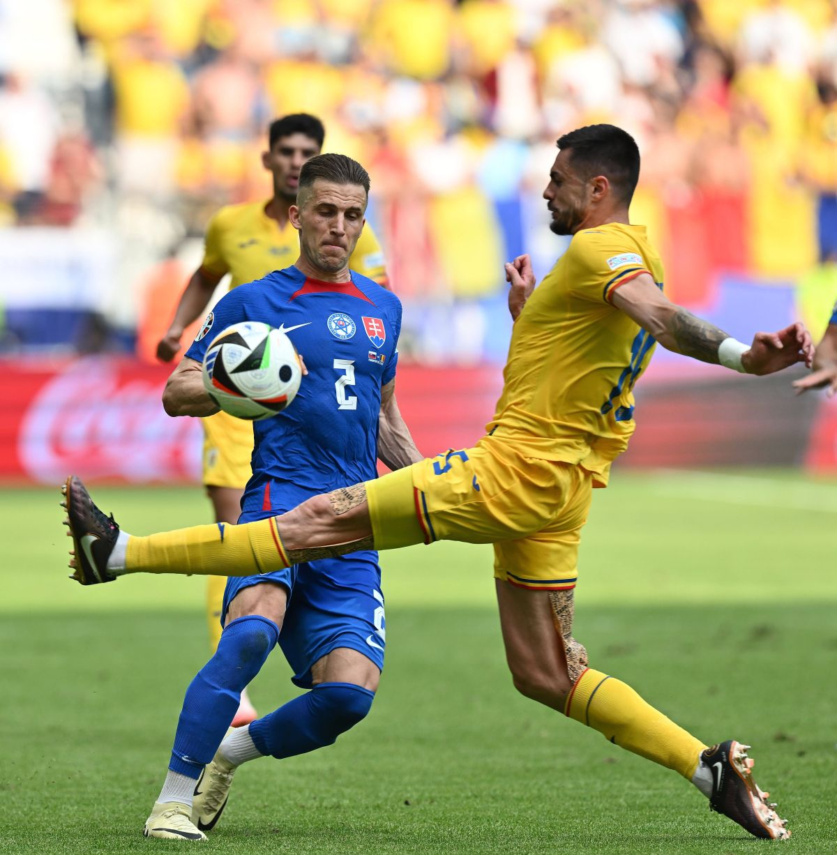 Andrei Burcă, la 1-1 cu Slovacia, la Euro Foto: Imago