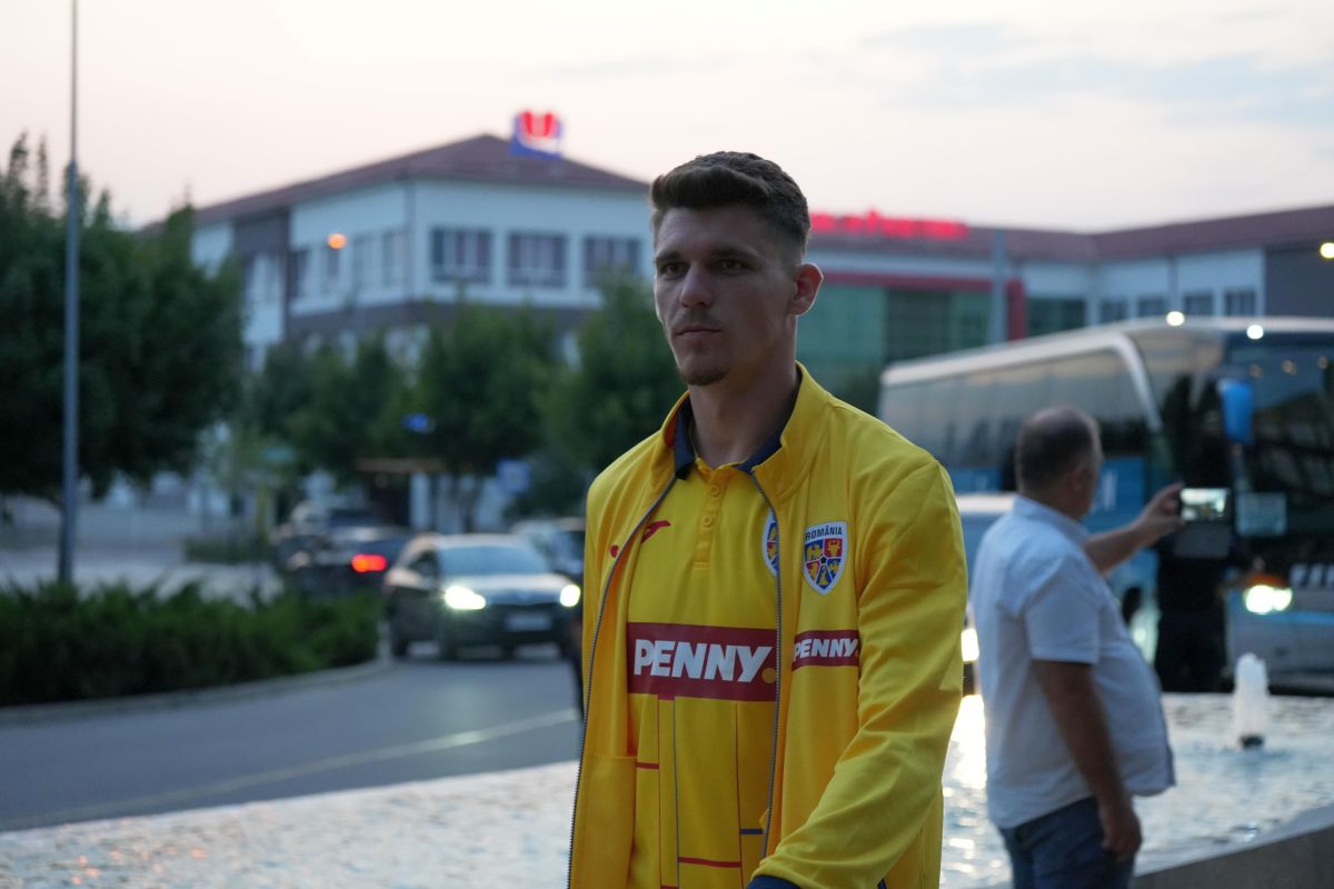 Sosirea naționalei României în Kosovo FOTO GOLAZO.ro