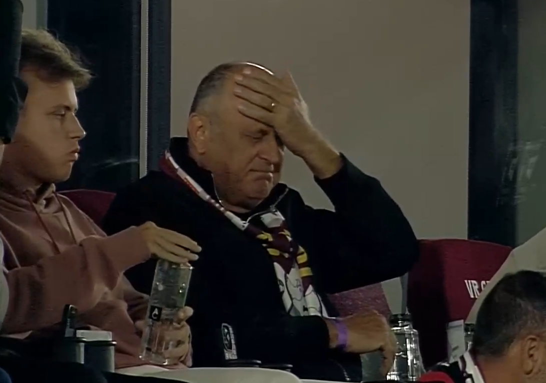 Rapid - U Cluj: Dan Șucu exasperat după al doilea gol primit de giuleșteni