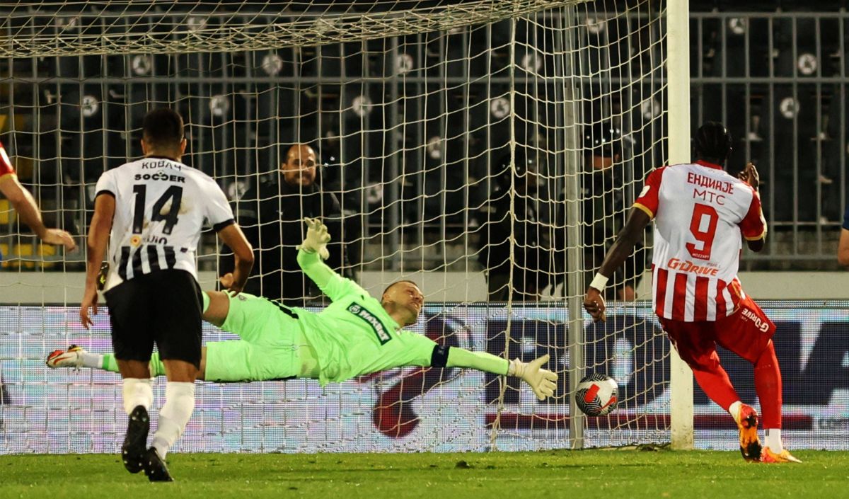 Golul de 0-1, marcat de senegalezul Ndiaye din penalty. A făcut hattrick!