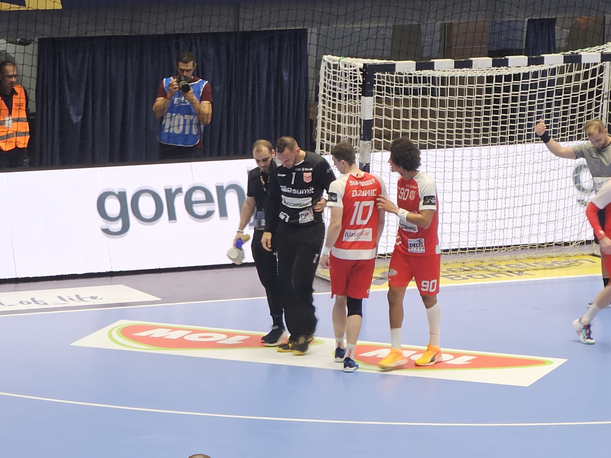 Accidentare Vladimir Cupara în Dinamo - Pelister