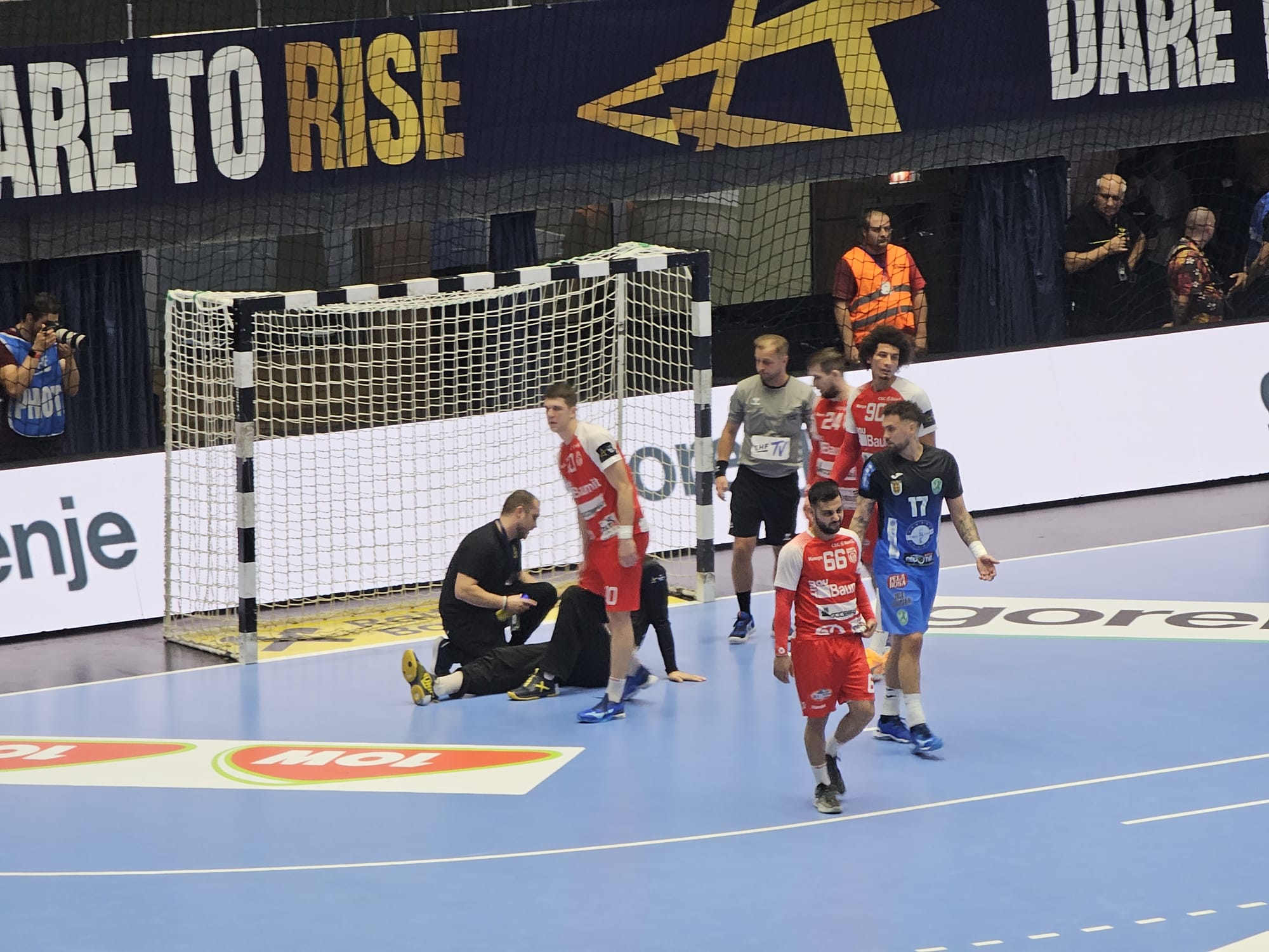 Accidentare Vladimir Cupara în Dinamo - Pelister