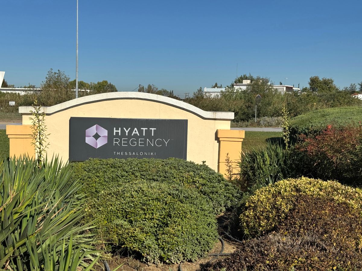 Hyatt Regency, hotelul de 5 stele la care s-a cazat FCSB în Salonic (foto: Răzvan Teodorescu/GOLAZO.ro)