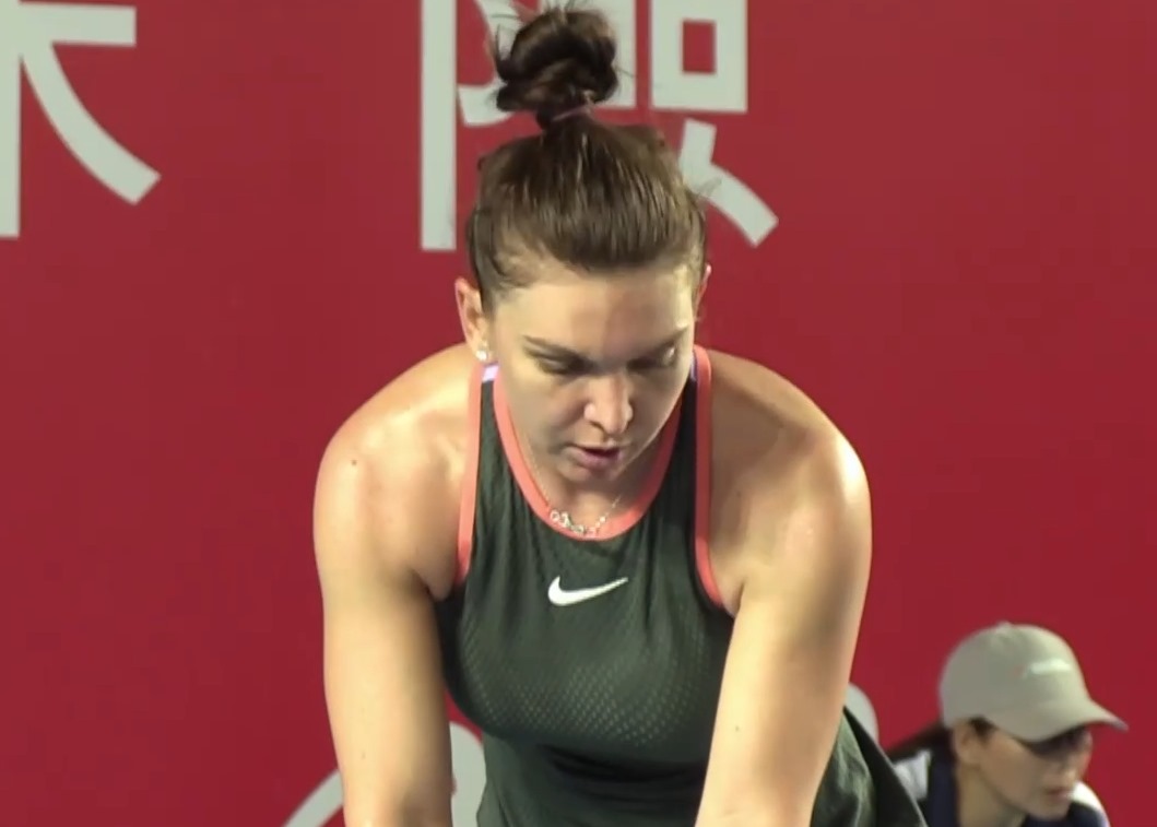 Simona Halep, la primul meci după 4 luni